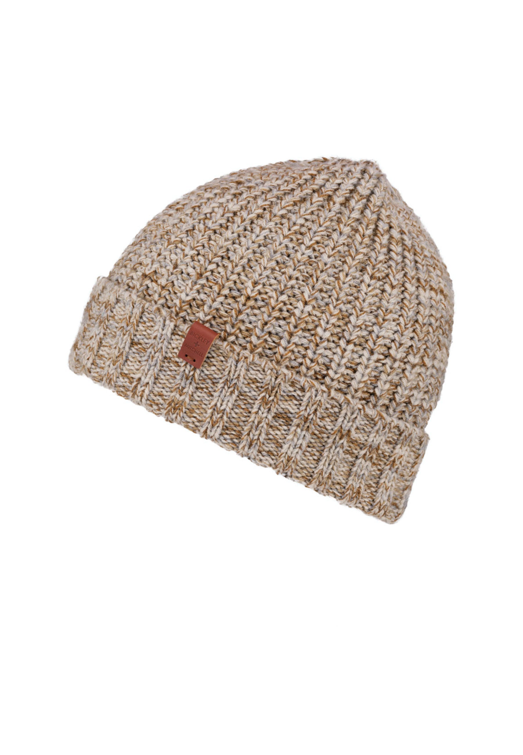 Chunky Knit Twisted Color Beanie