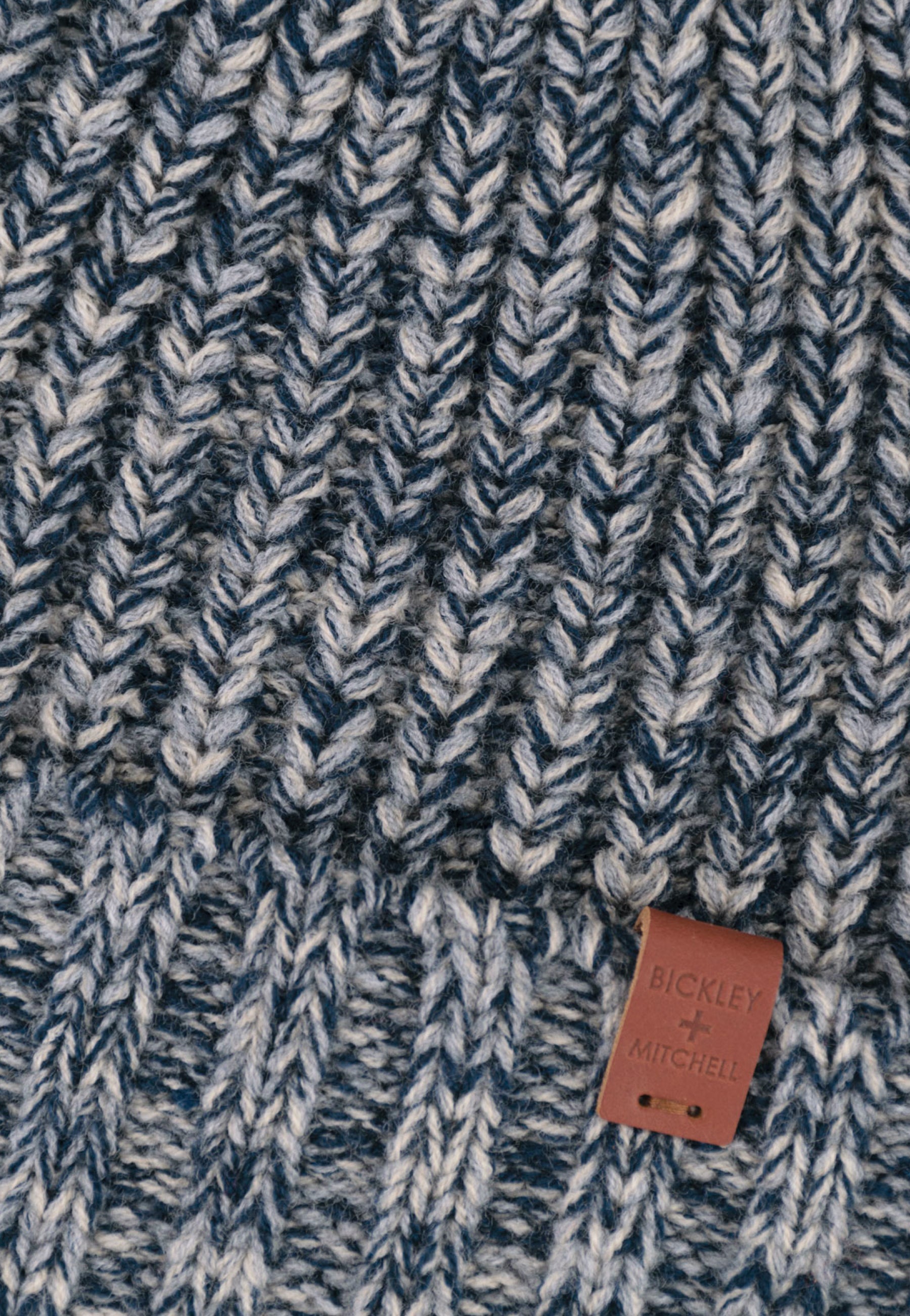 Chunky Knit Twisted Color Beanie