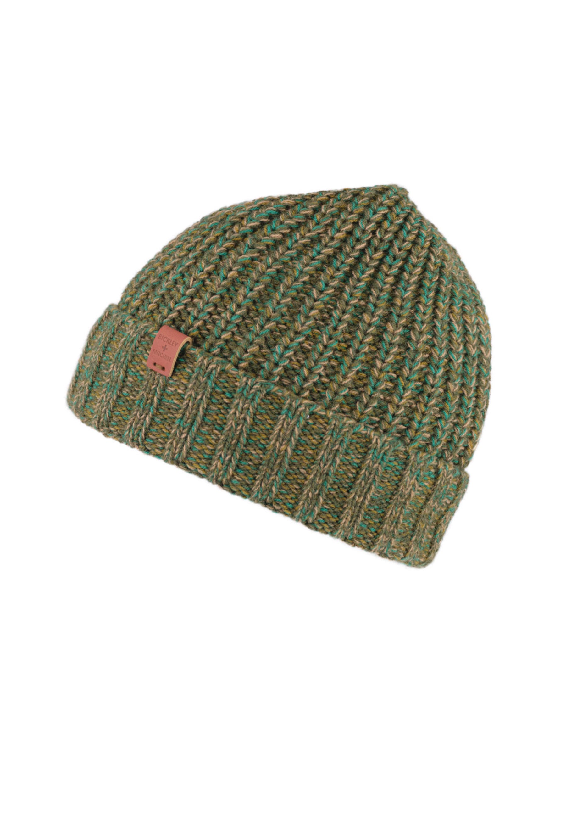 Chunky Knit Twisted Color Beanie