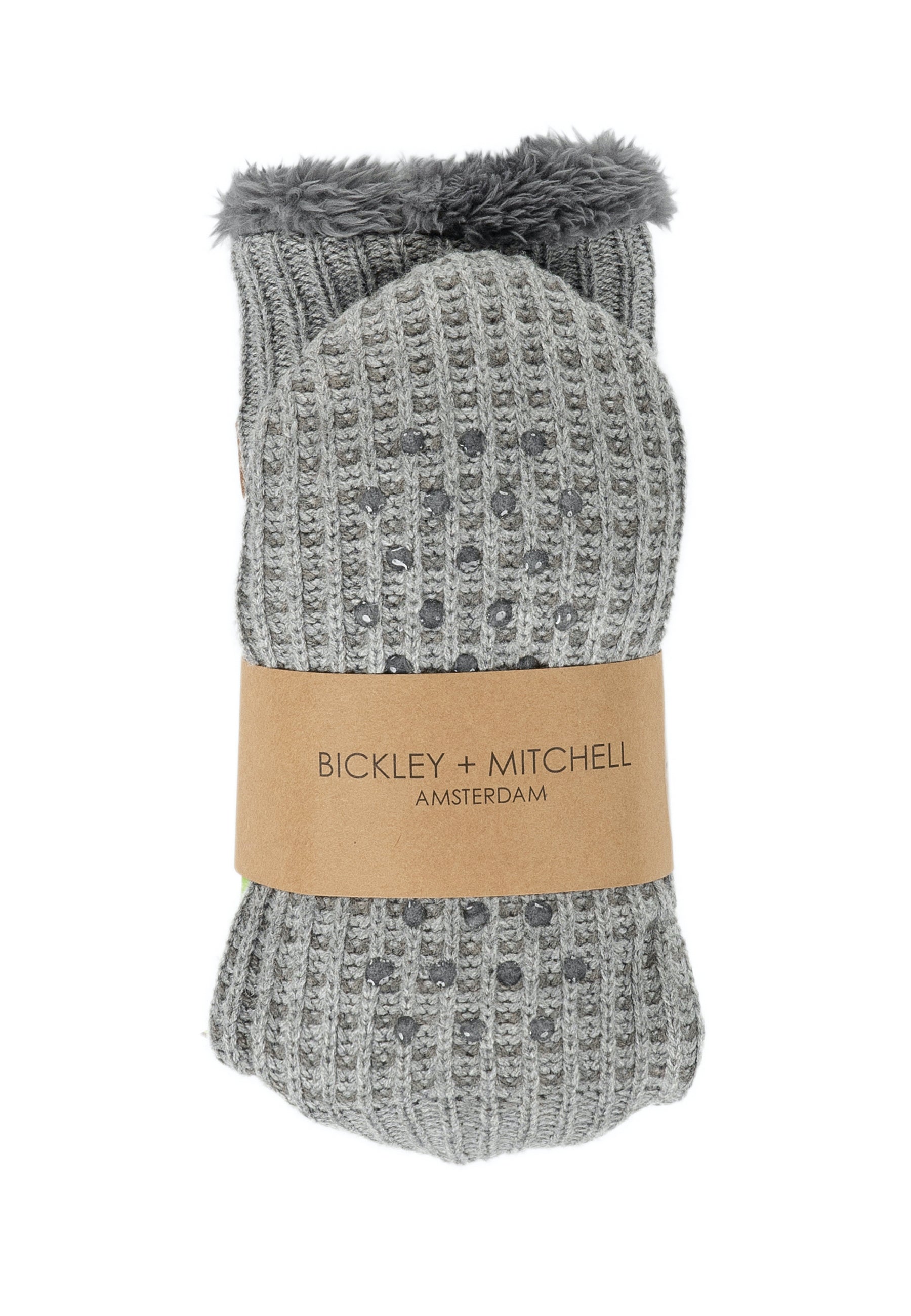 Chunky Waffle Slipper Socks
