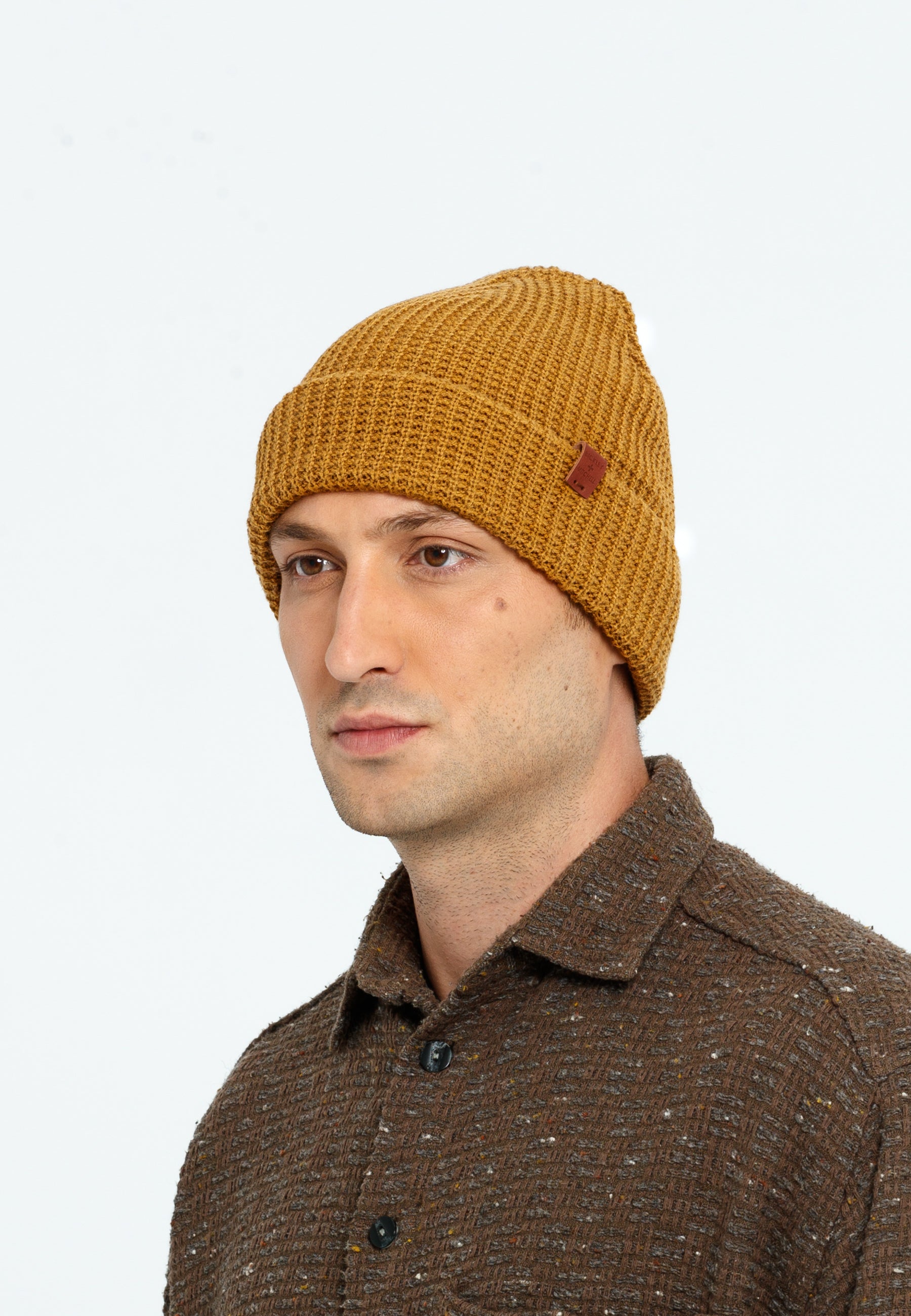 Basic Waffle Knit Beanie