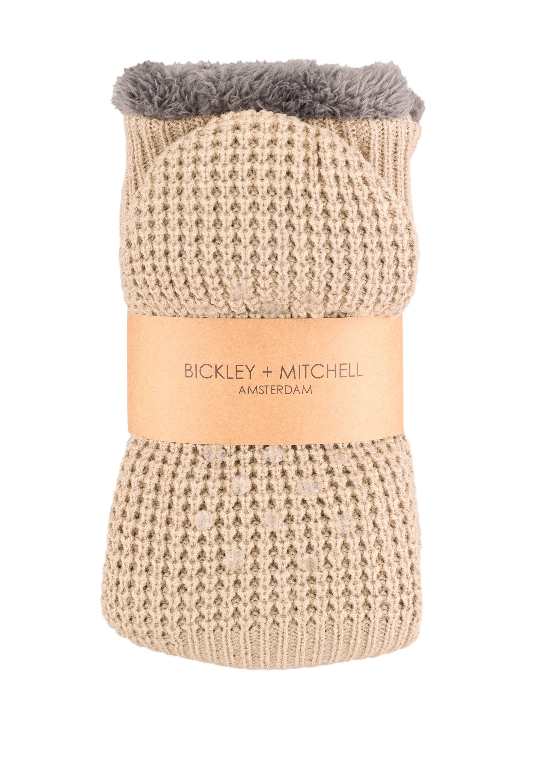 Basic Waffle Knit Slipper Socks