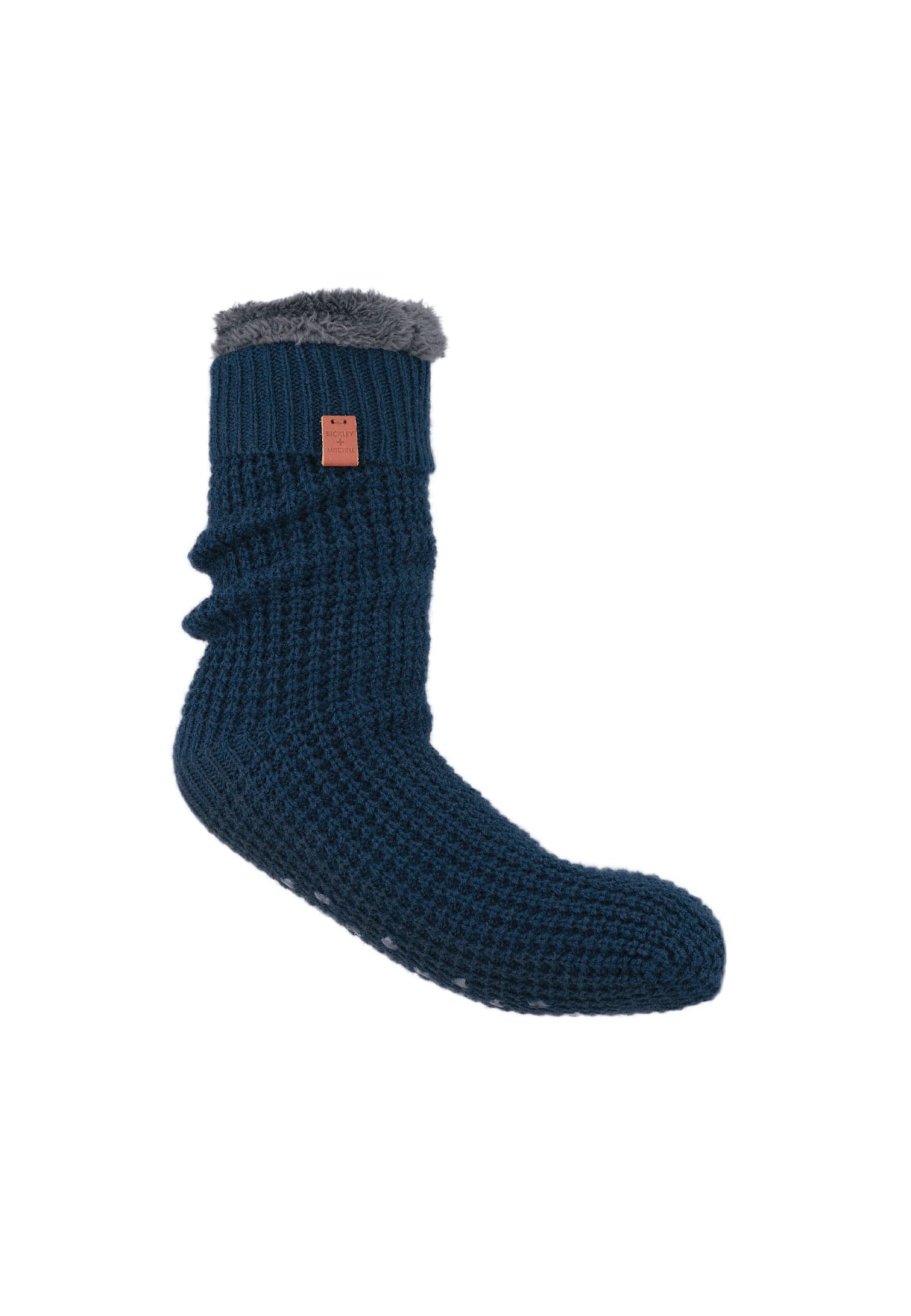 Basic Waffle Knit Slipper Socks