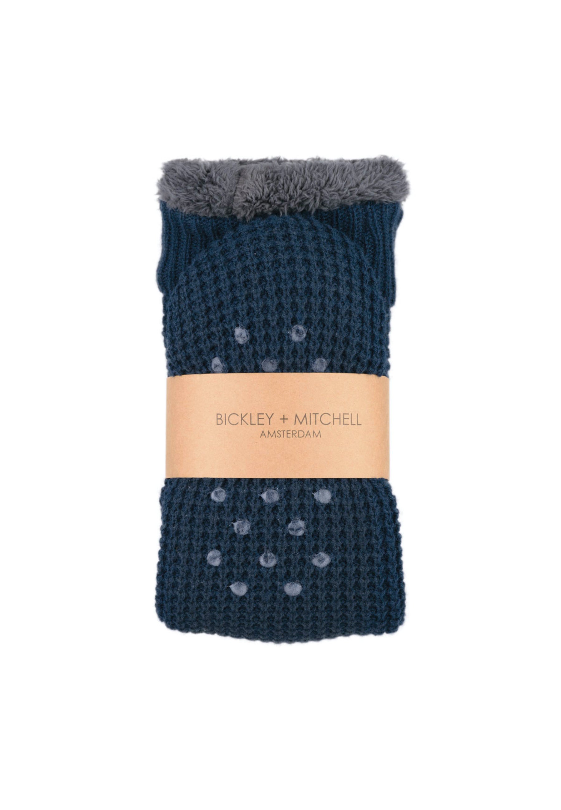 Basic Waffle Knit Slipper Socks