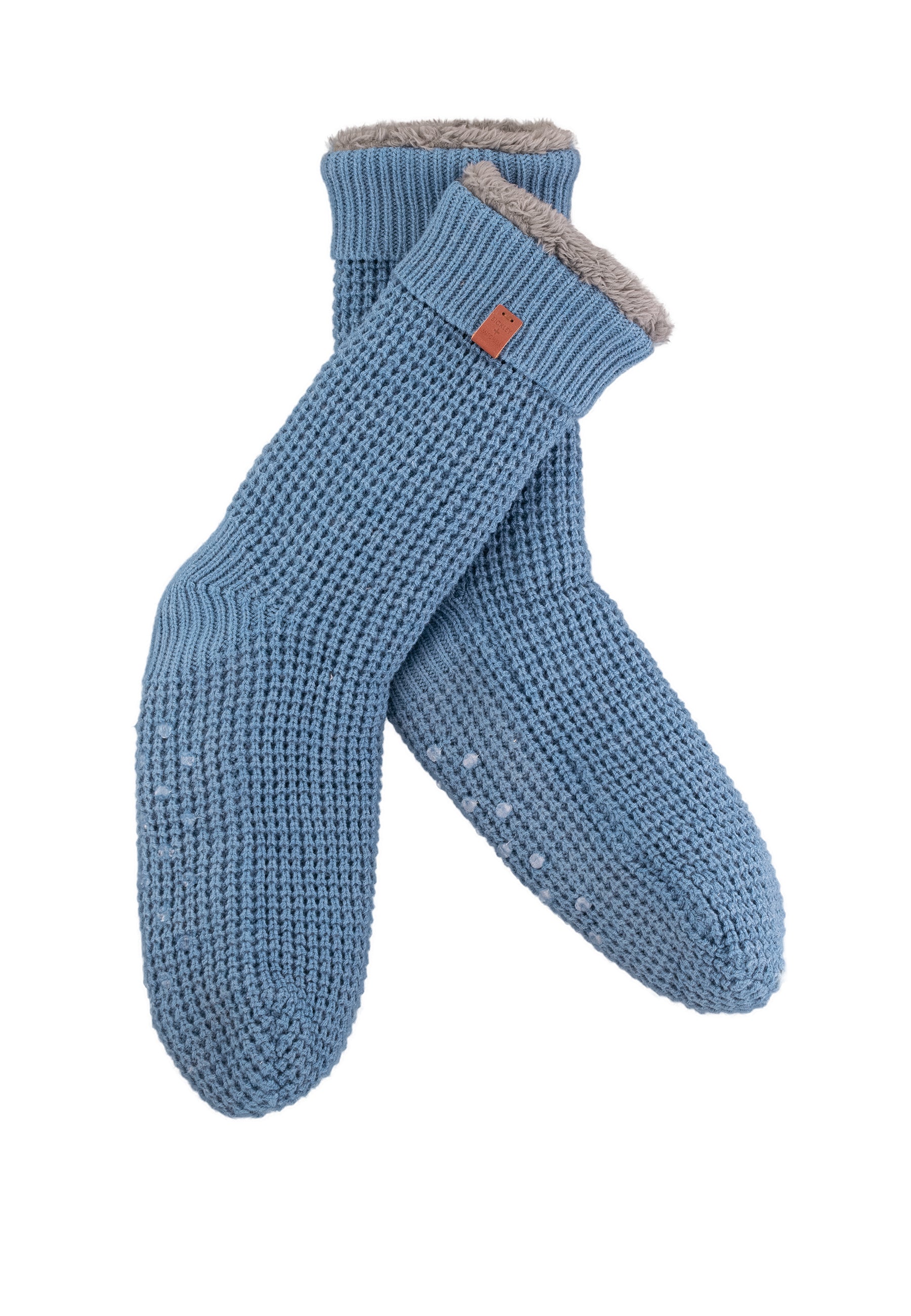 Basic Waffle Knit Slipper Socks