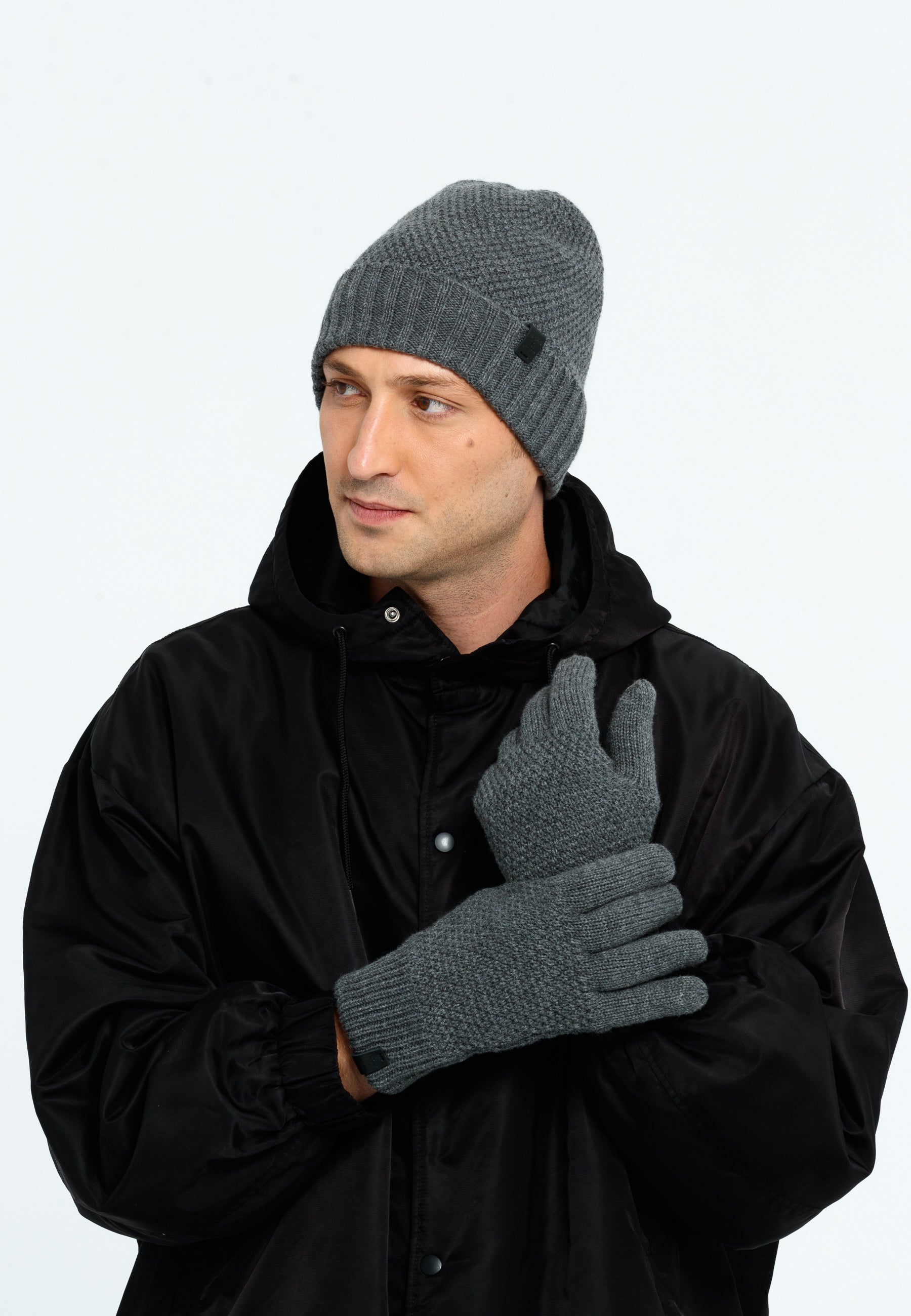 Classic Moss Beanie with Fleece Lining