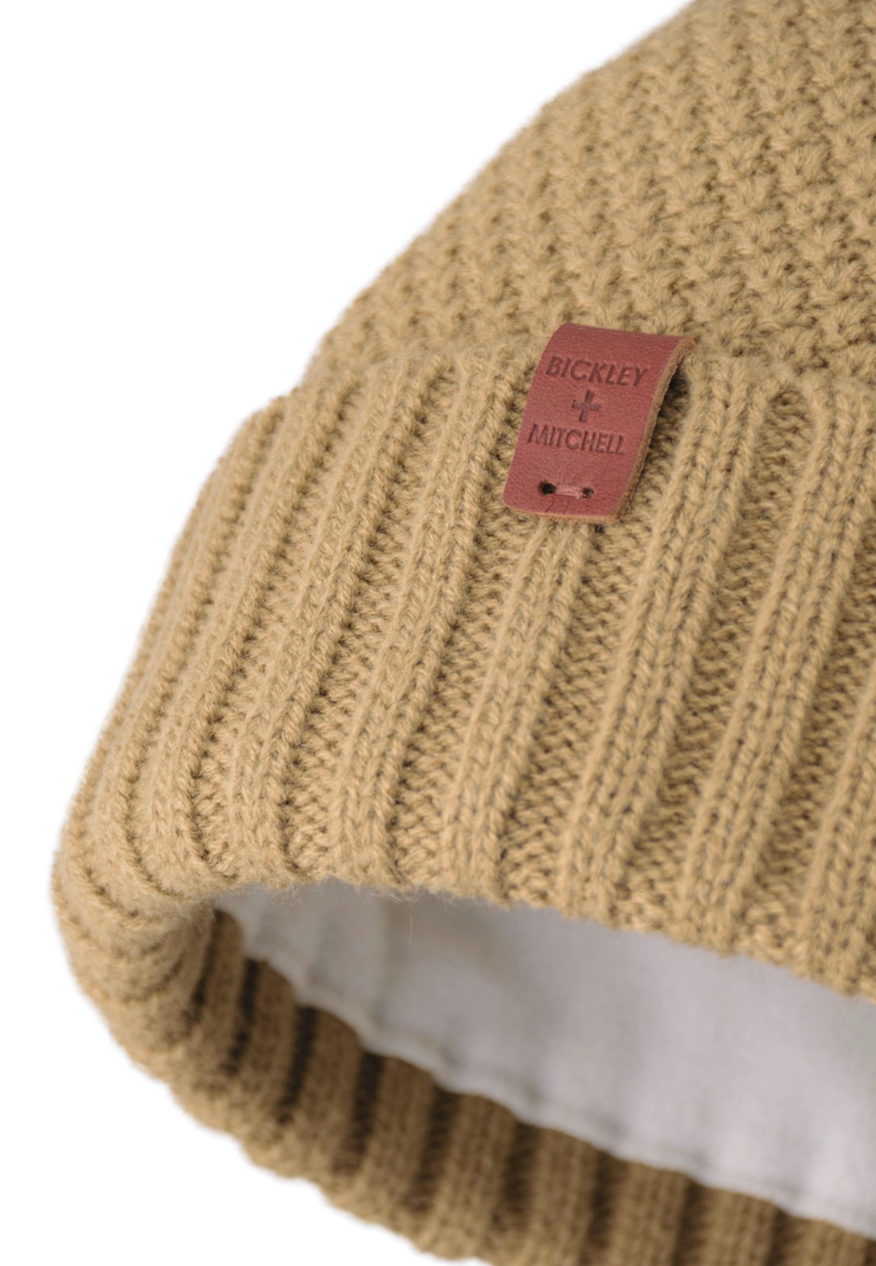 Classic Moss Beanie with Fleece Lining