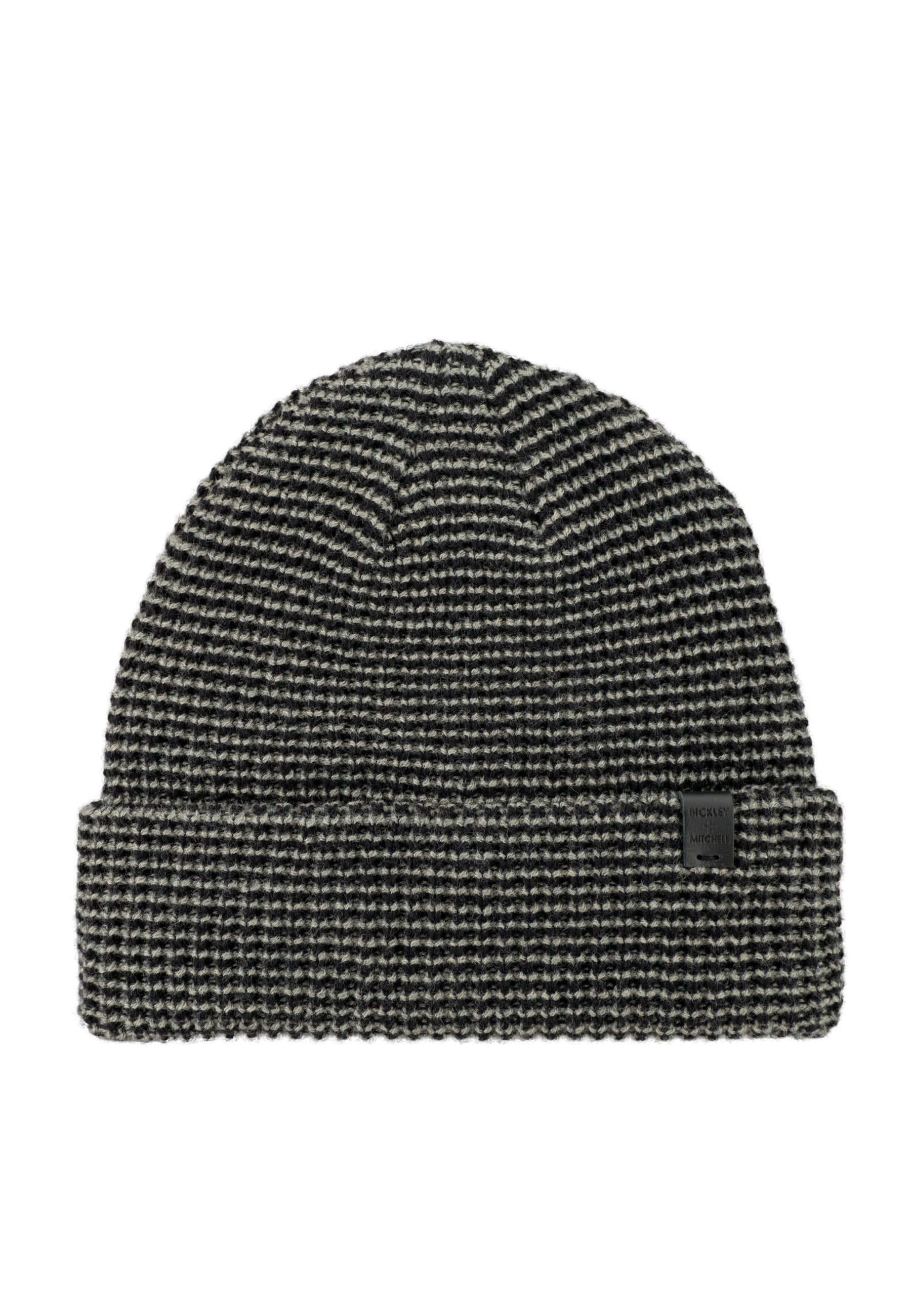 Striped Waffle Beanie
