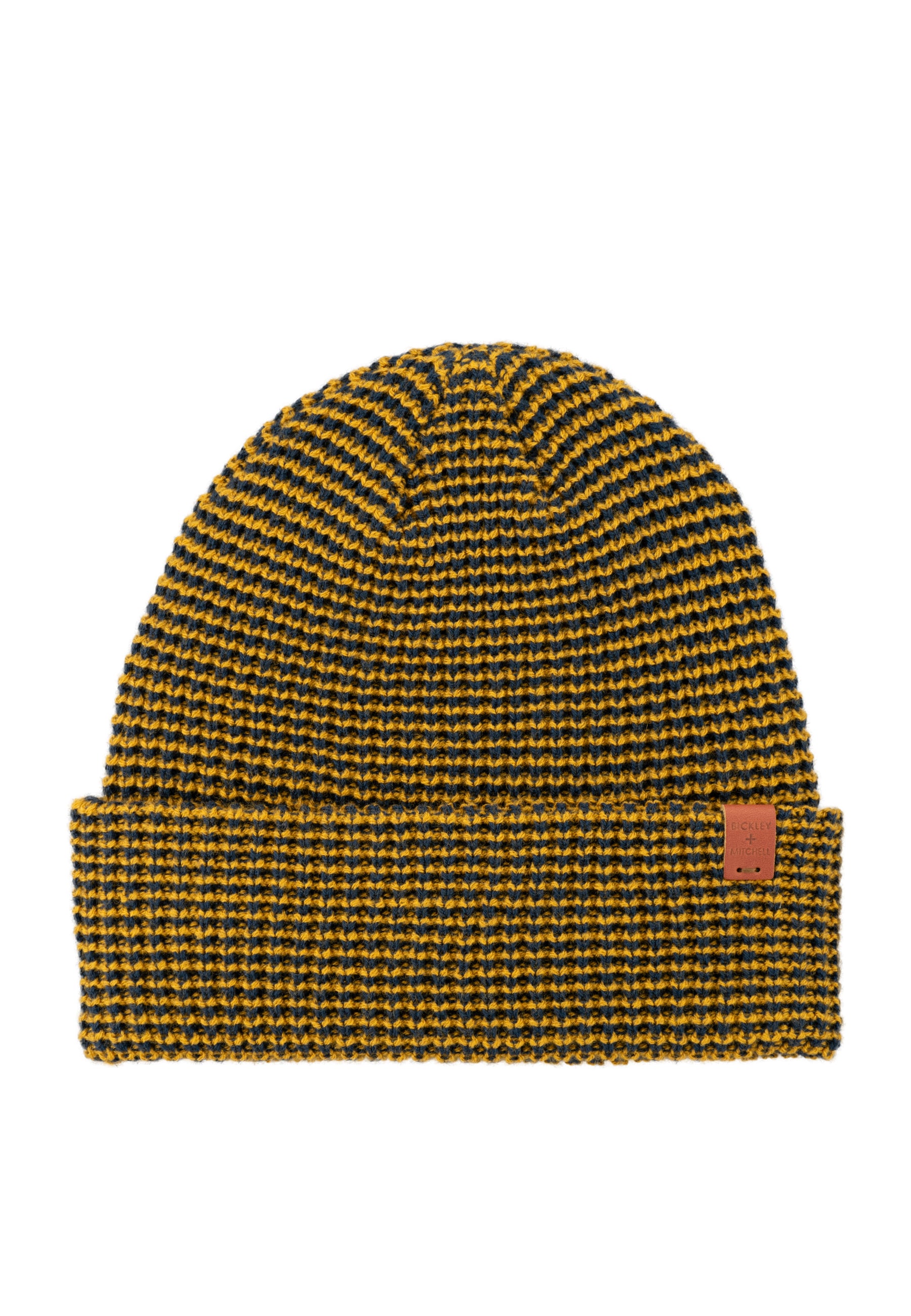 Striped Waffle Beanie