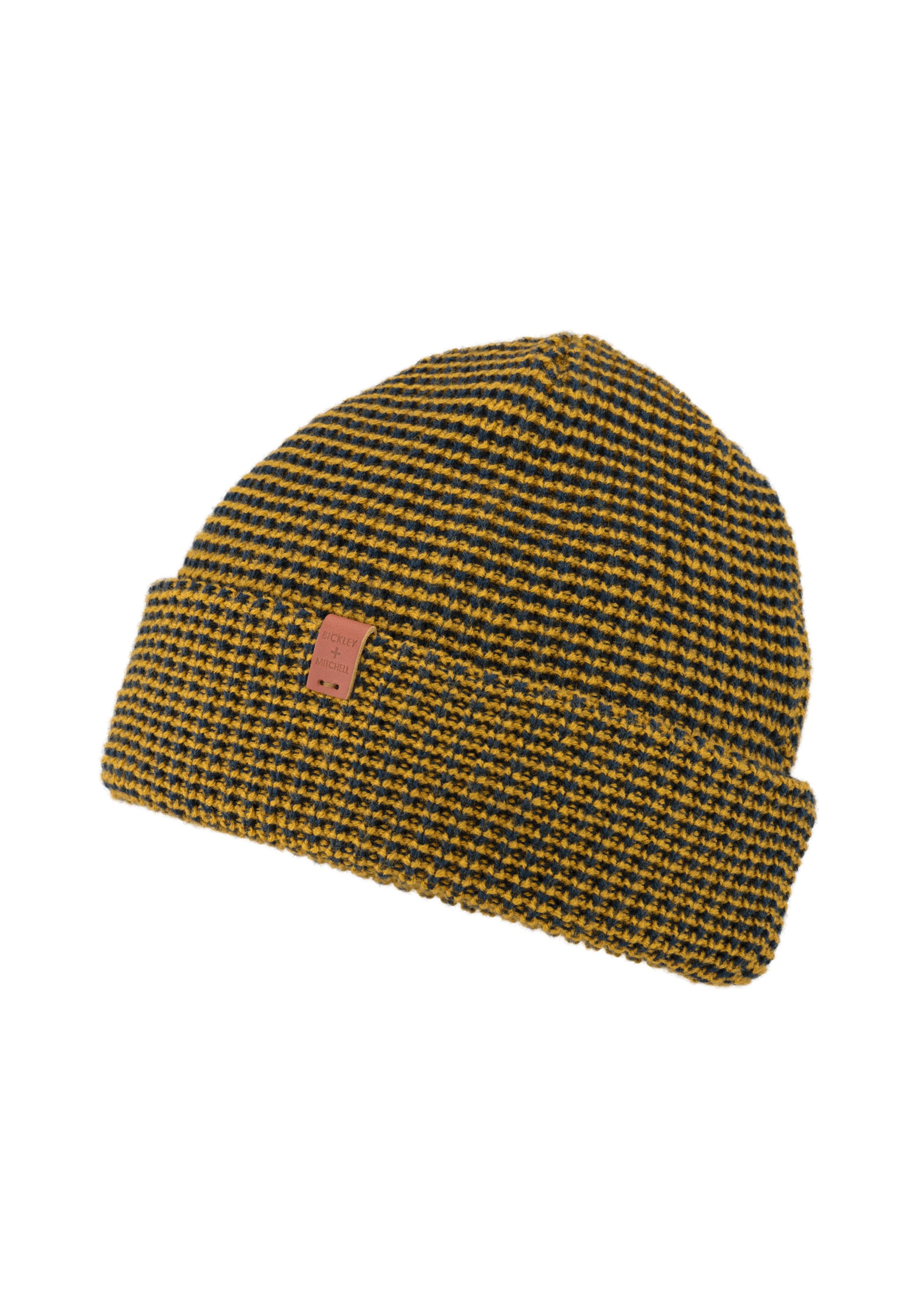 Striped Waffle Beanie