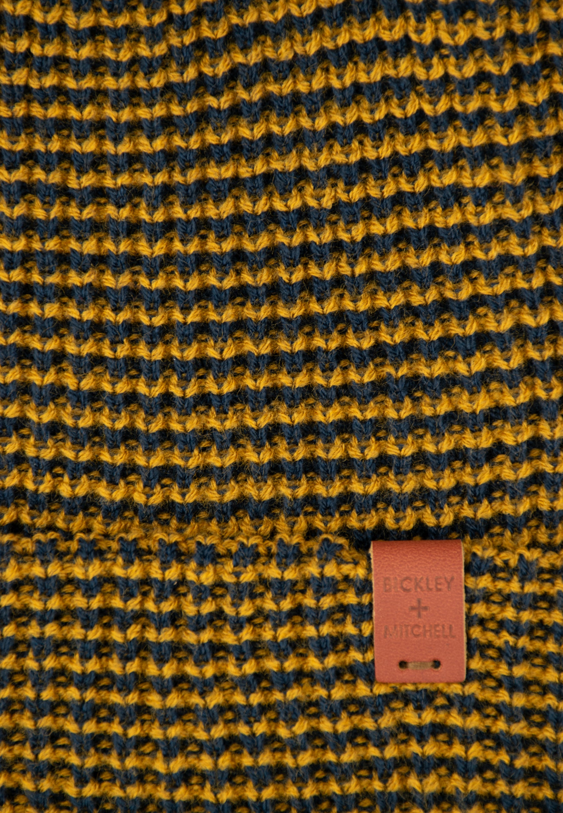 Striped Waffle Beanie