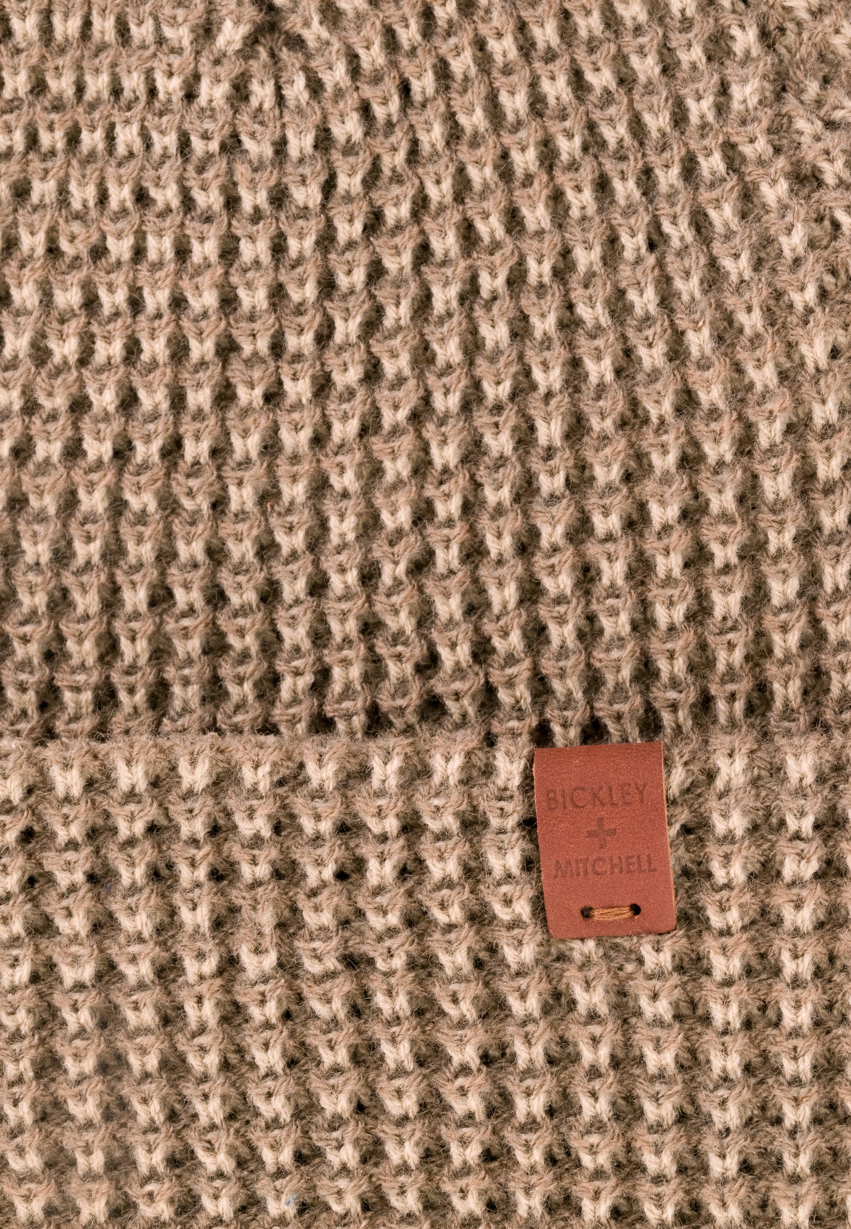 Striped Waffle Beanie