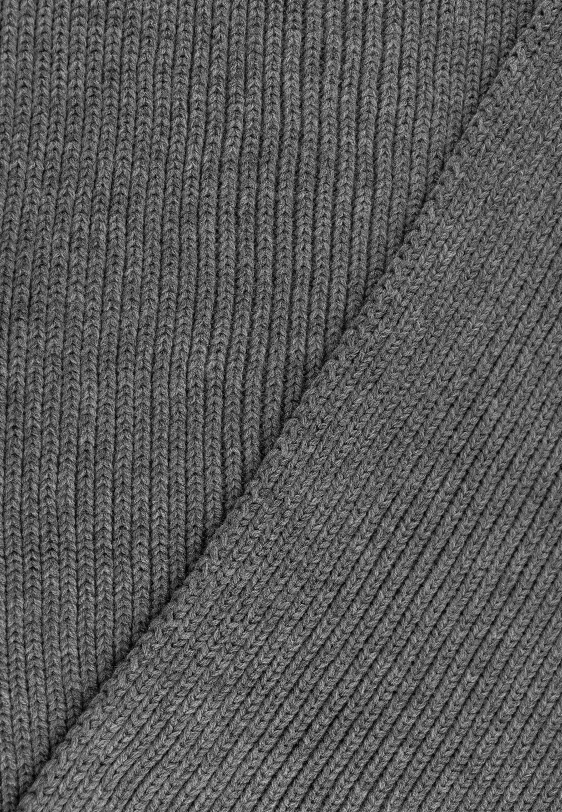 Chunky Rib Knit Scarf