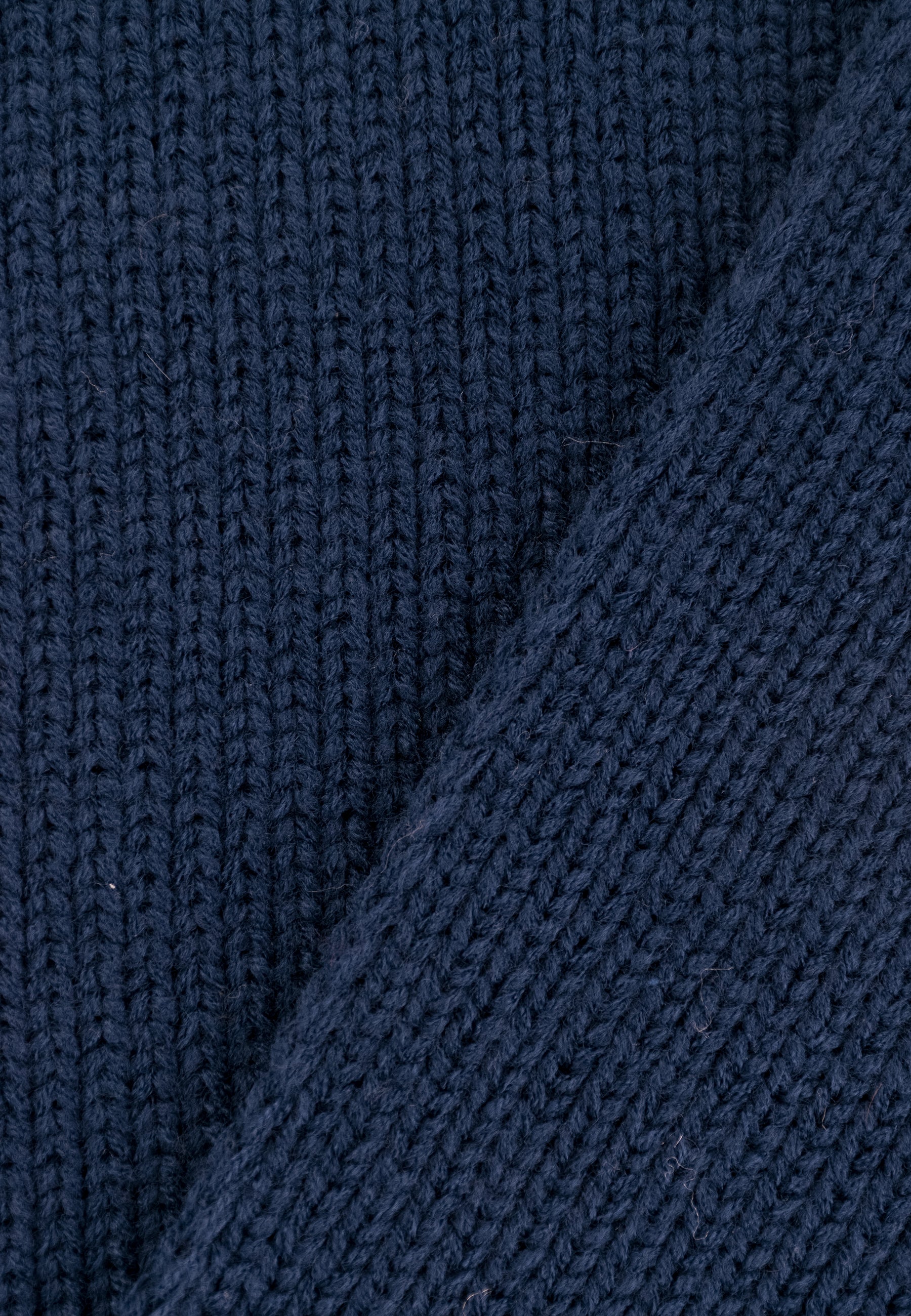 Chunky Rib Knit Scarf