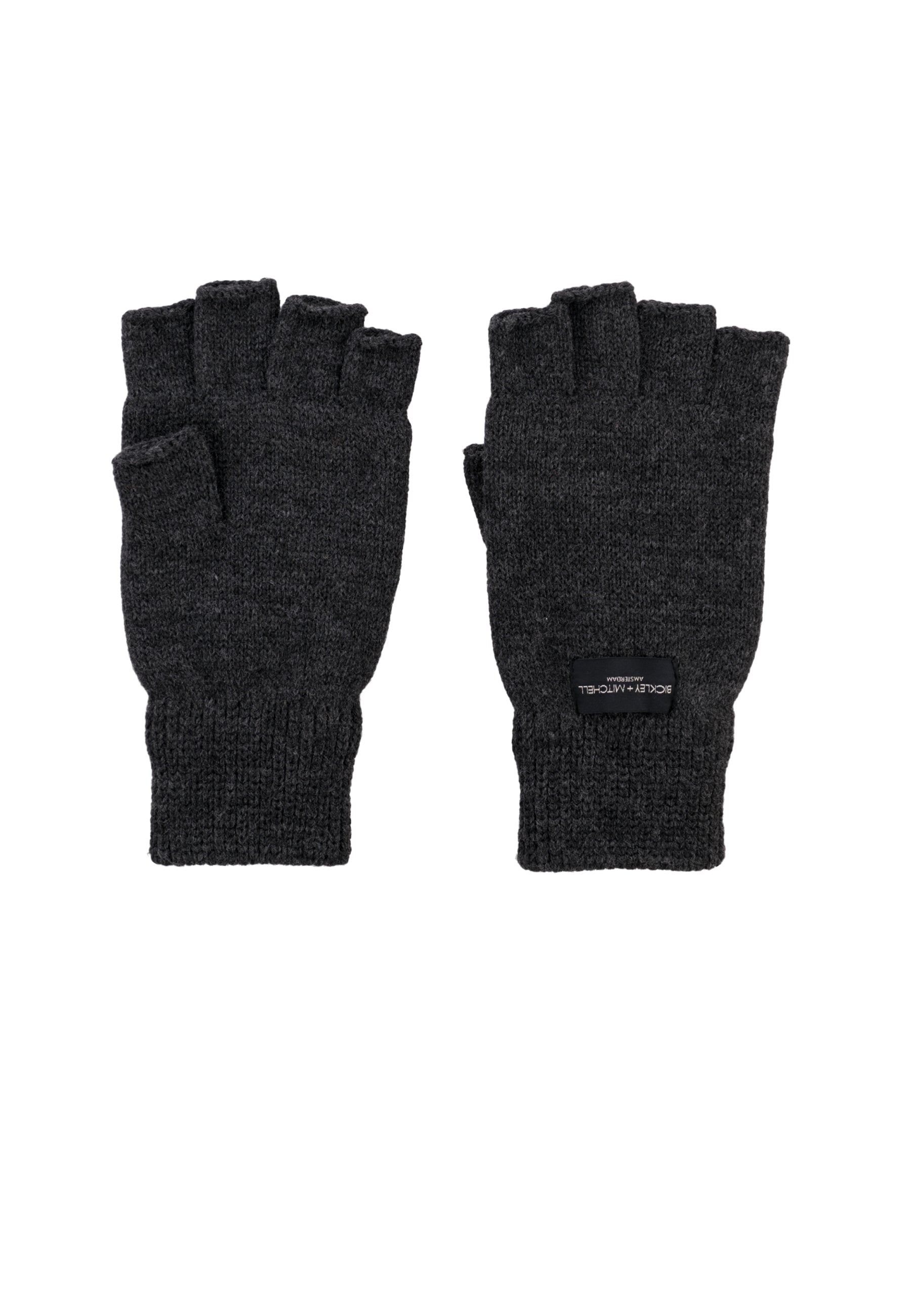 Basic Chunky Knit Lined Fingerless Gloves