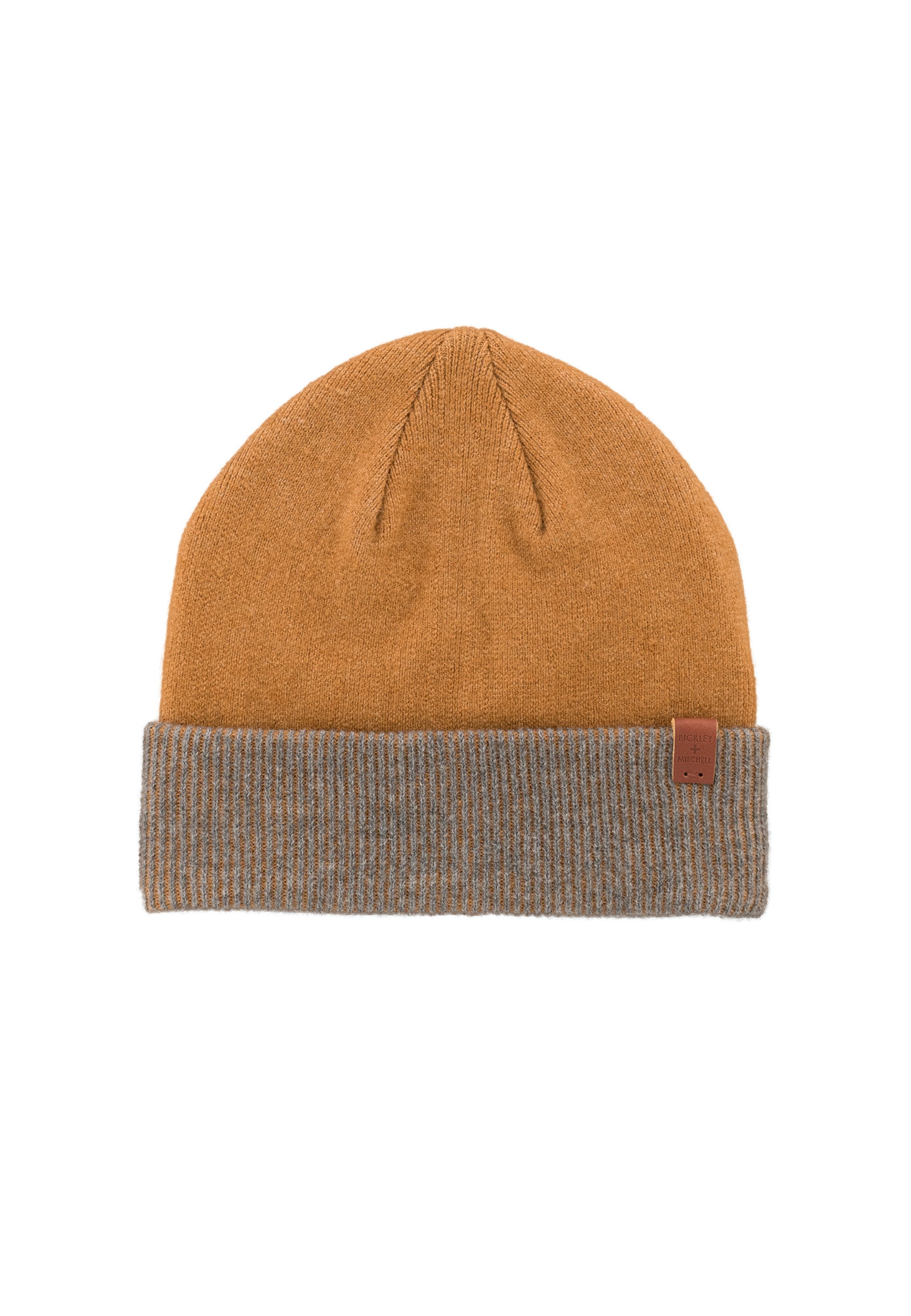 Classic Fine Rib Two Tone Beanie
