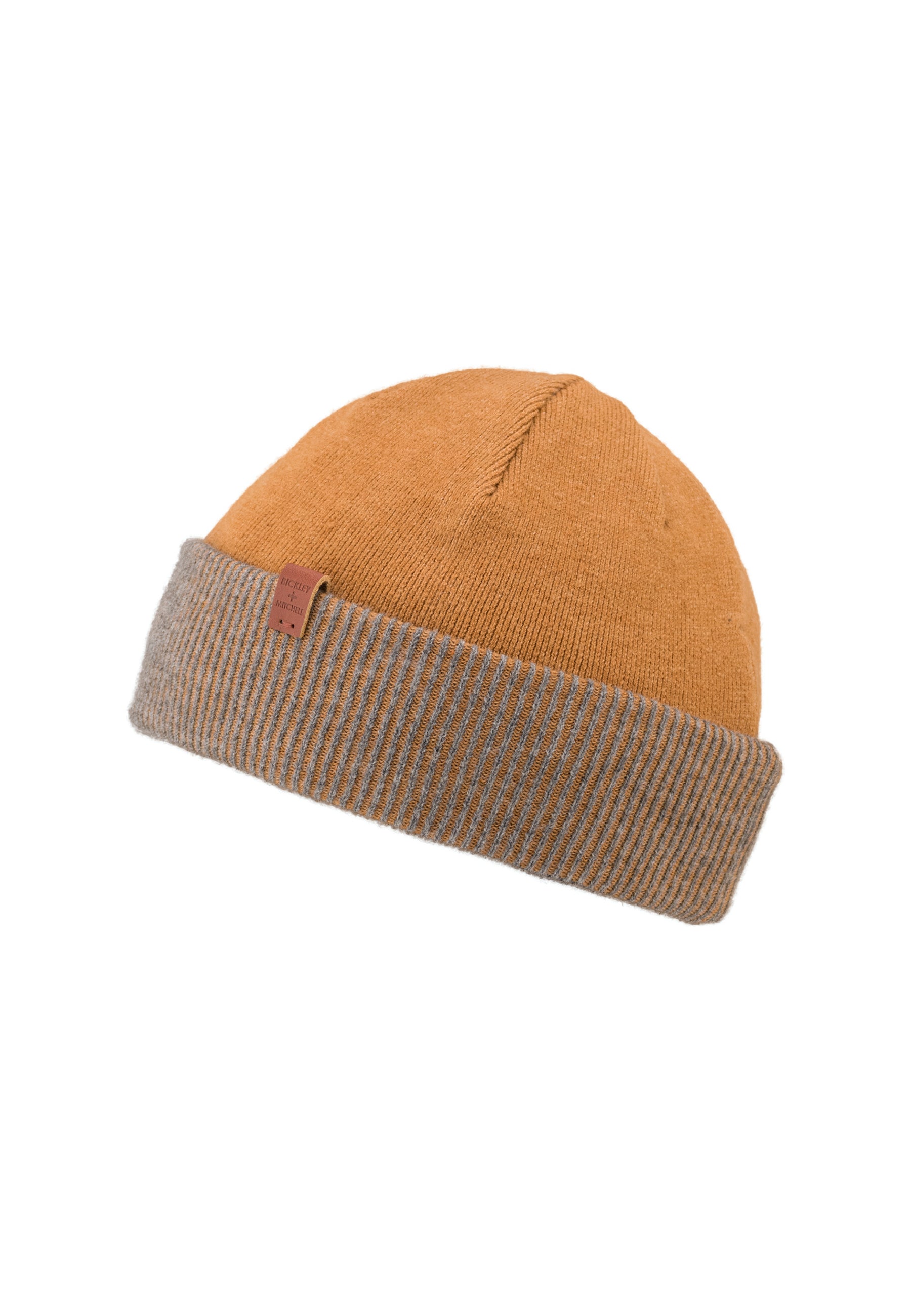 Classic Fine Rib Two Tone Beanie