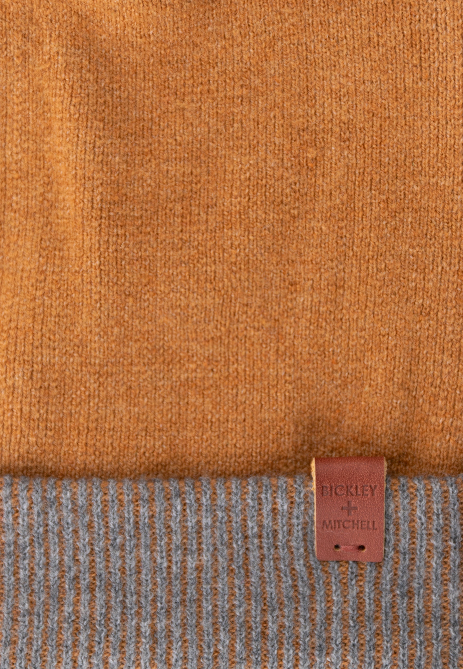 Classic Fine Rib Two Tone Beanie