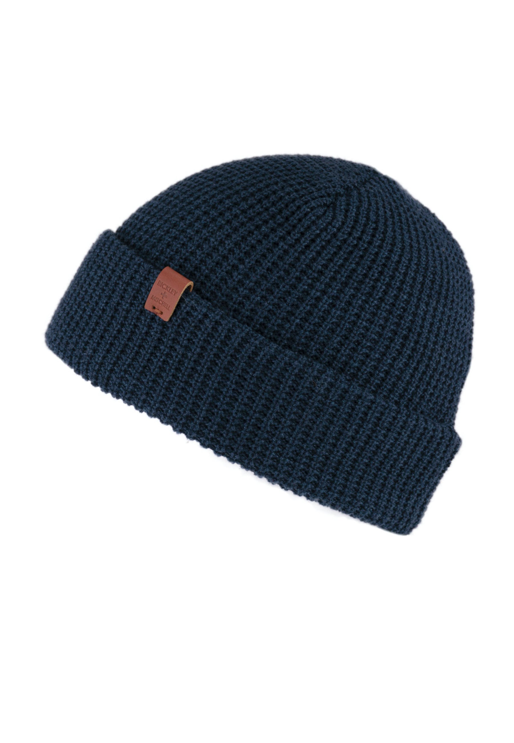 Waffle Knit Cotton Blend Beanie