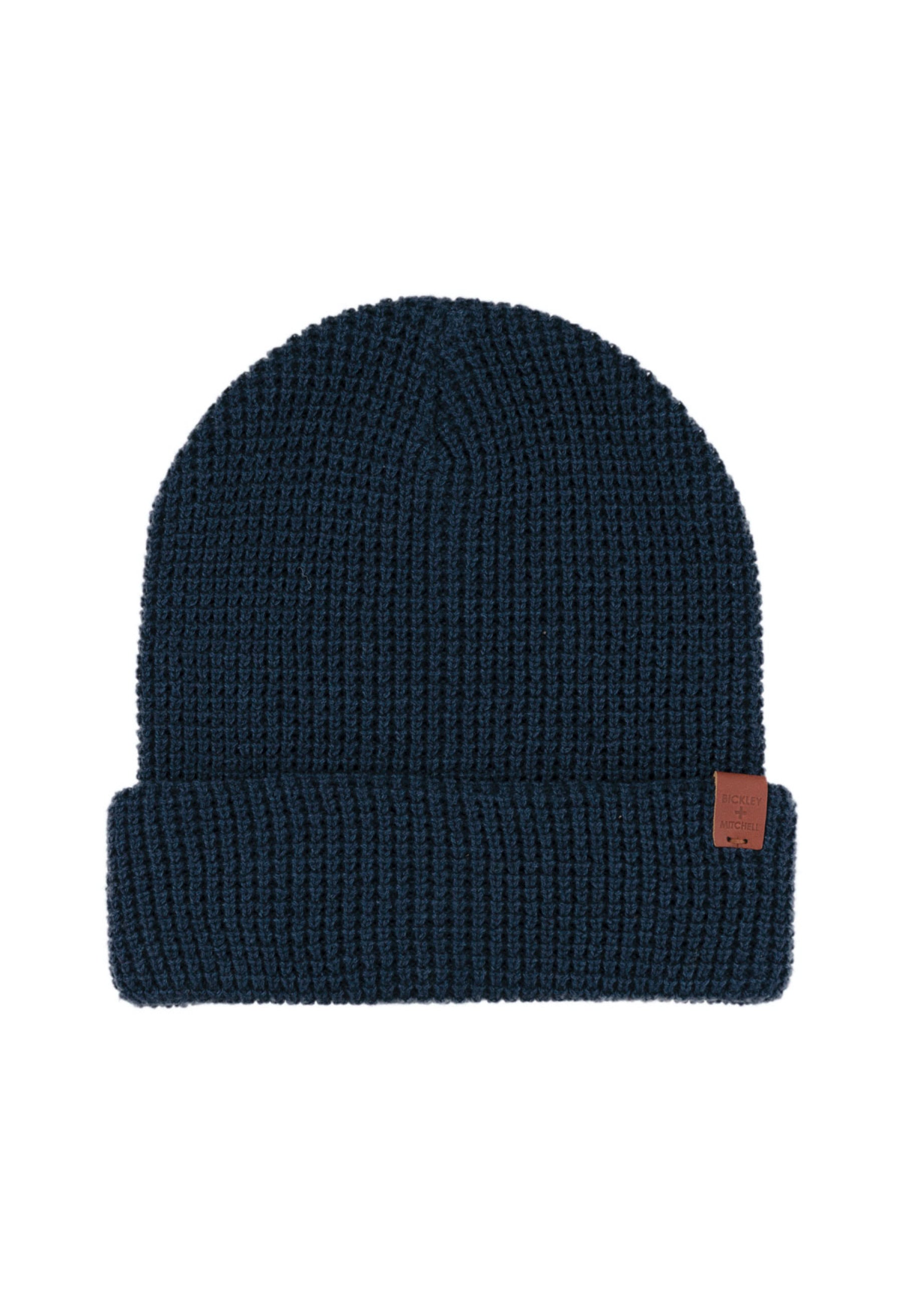 Waffle Knit Cotton Blend Beanie