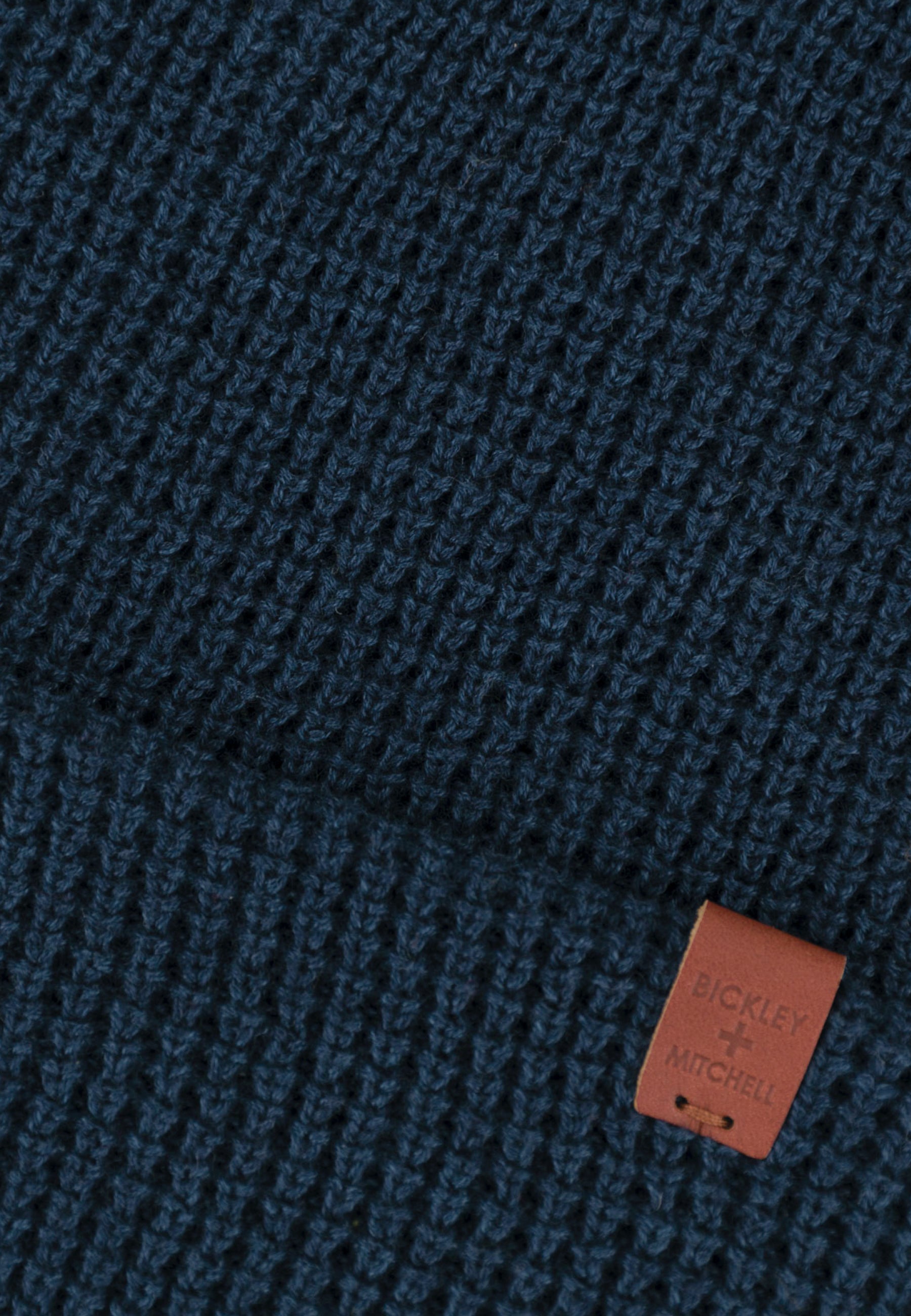 Waffle Knit Cotton Blend Beanie