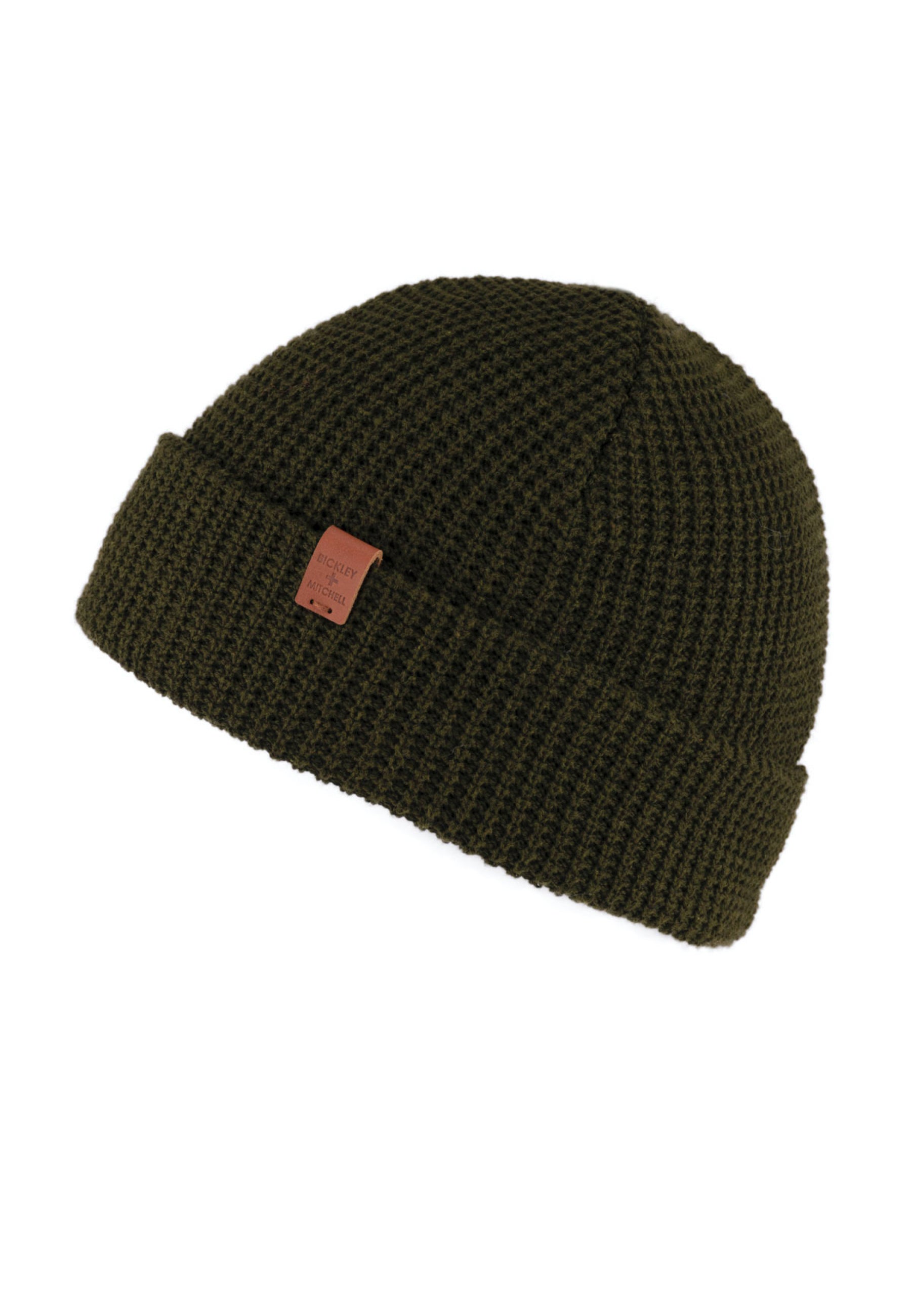 Waffle Knit Cotton Blend Beanie
