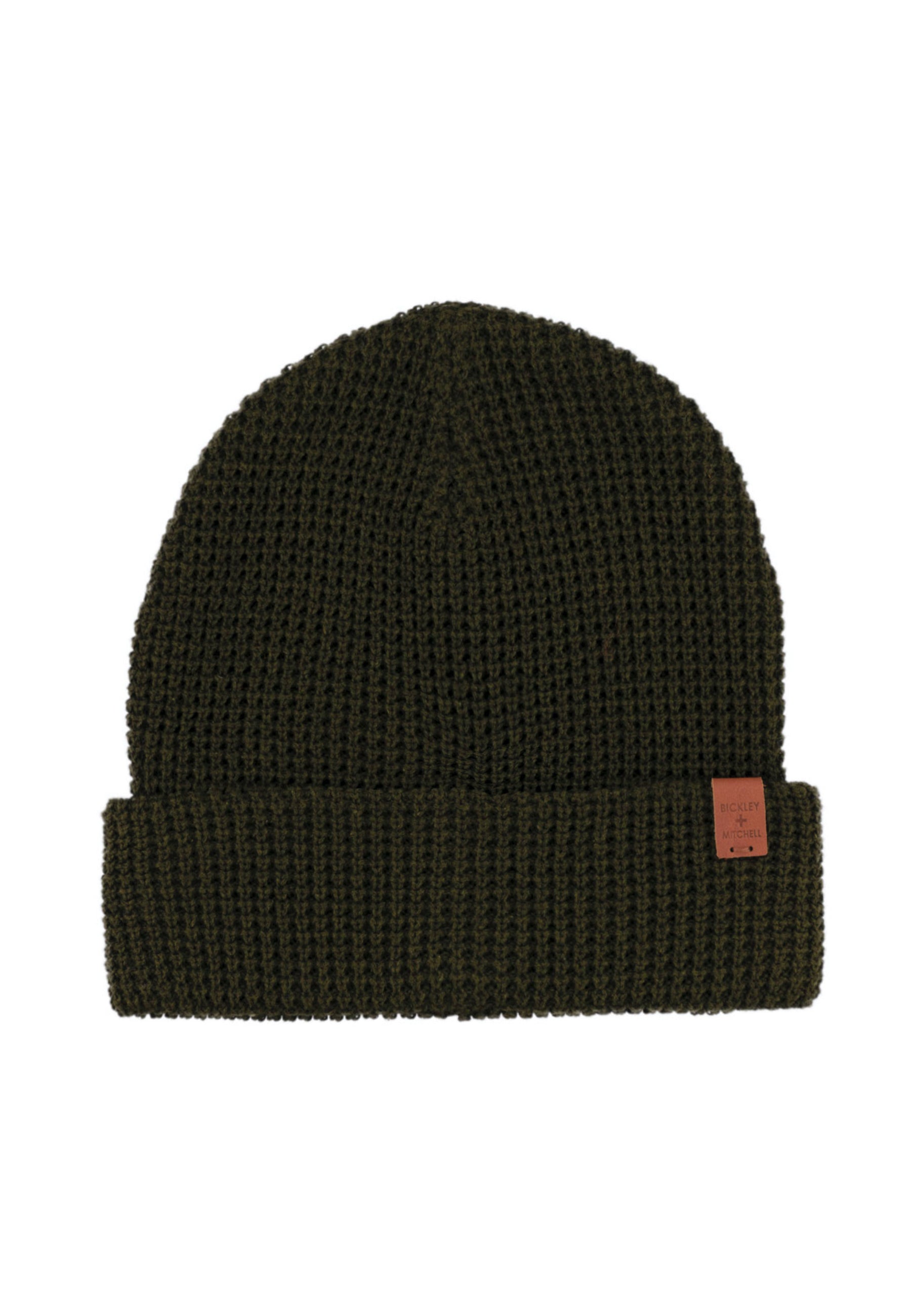 Waffle Knit Cotton Blend Beanie