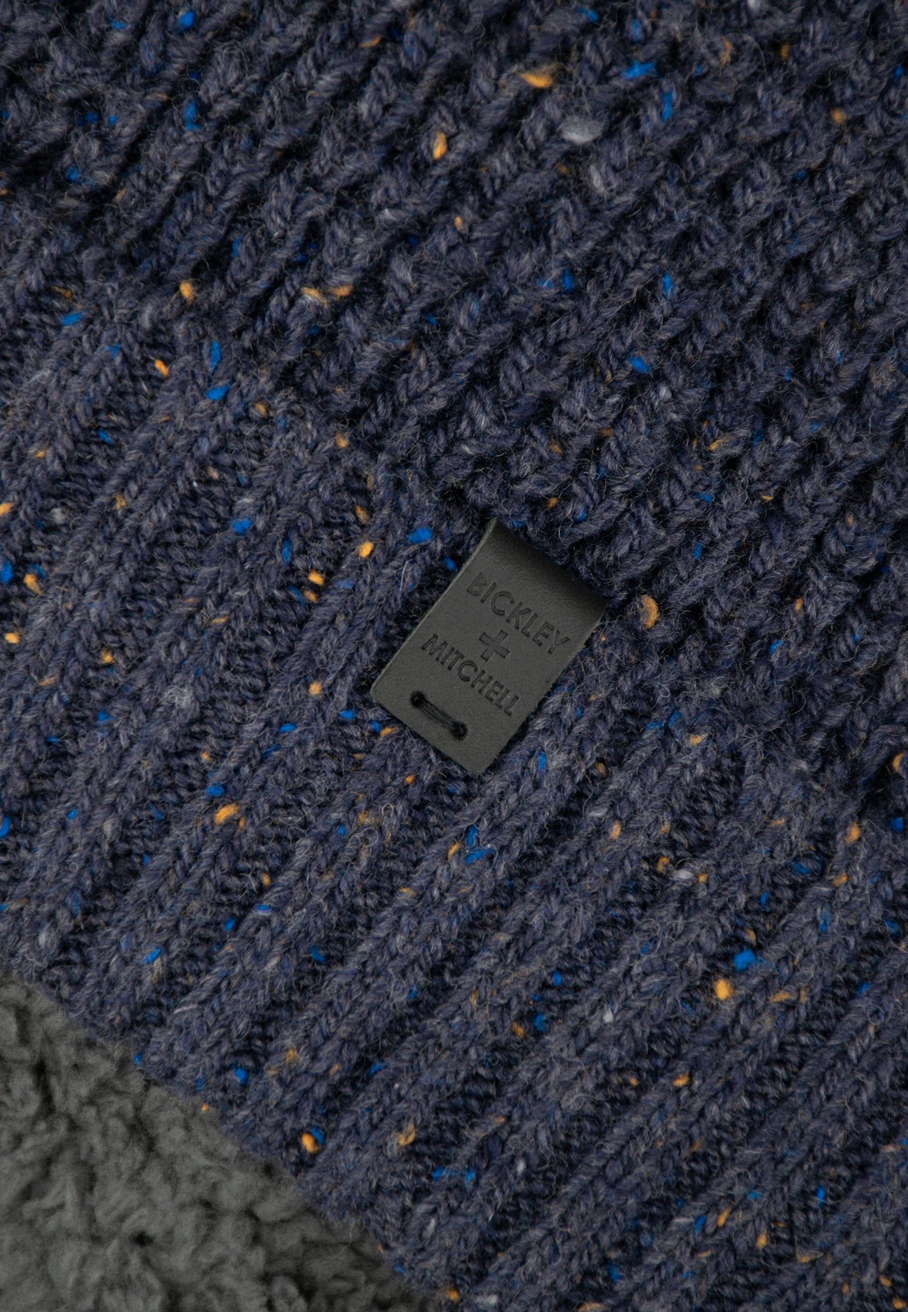 Chunky Wool Blend Teddy Lined Beanie