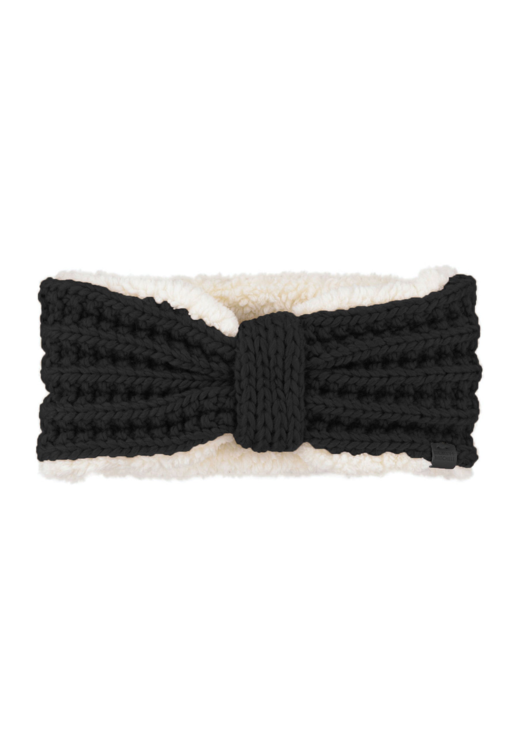 Teddy Lined Cable Knit Headband