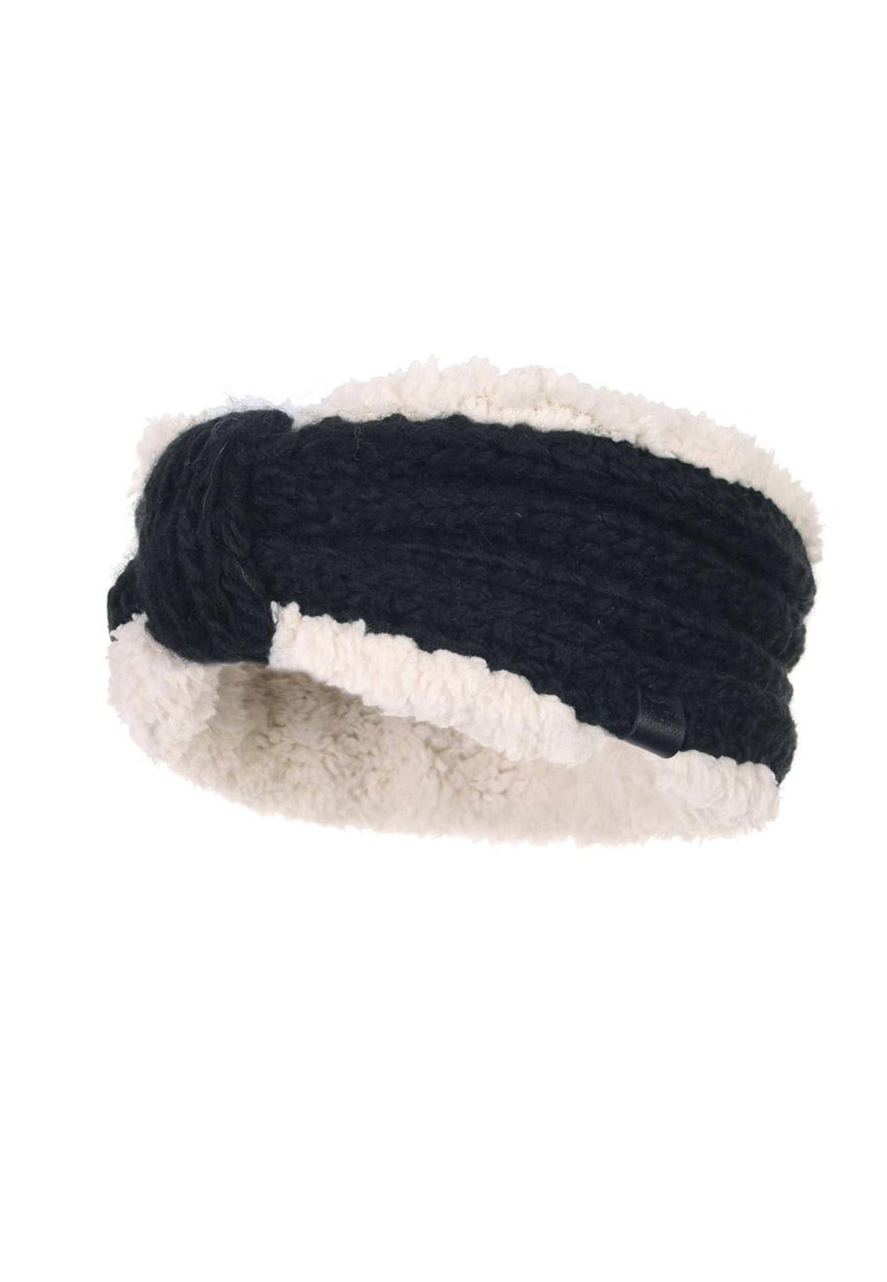 Teddy Lined Cable Knit Headband