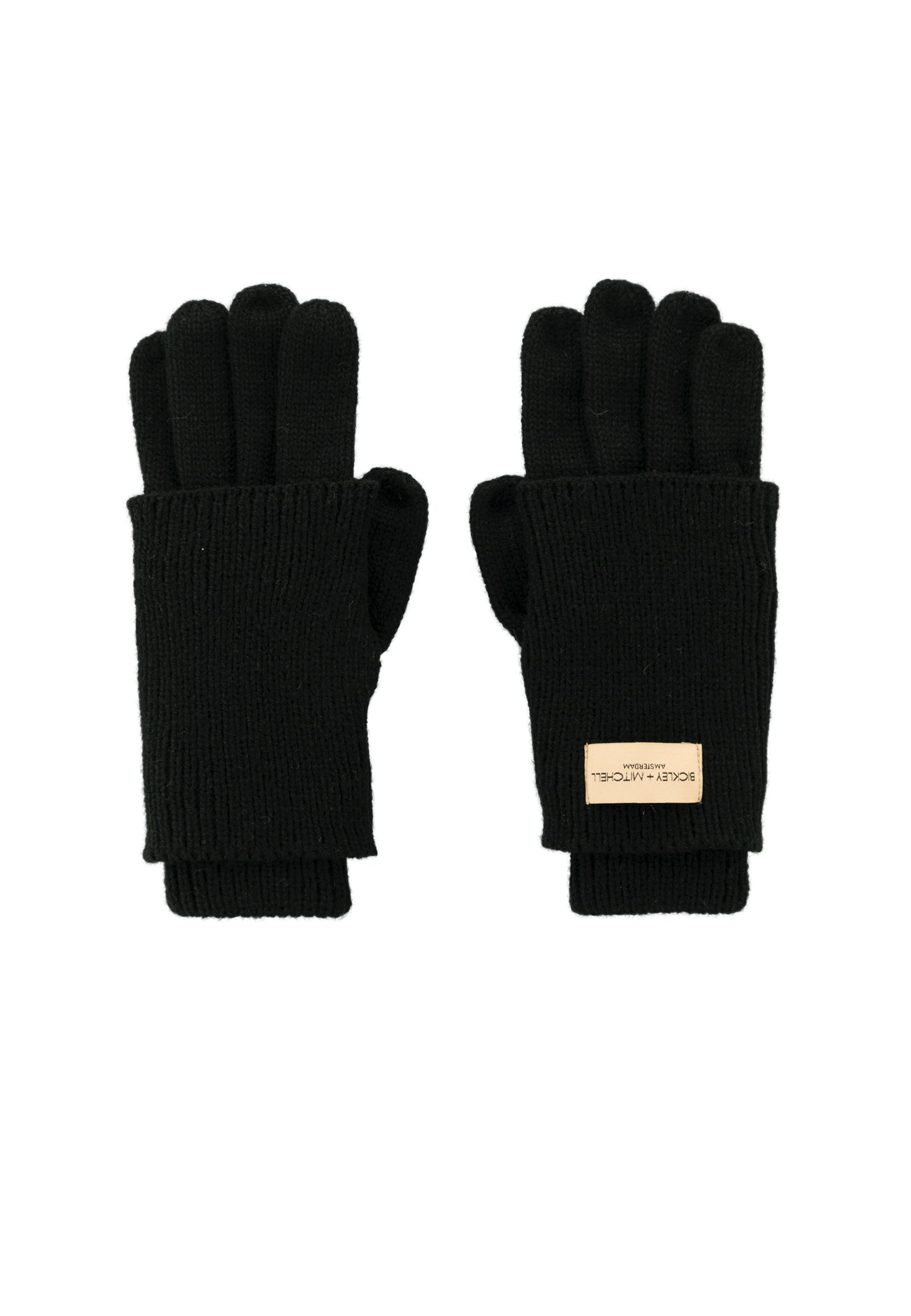 Fine Knit Logo Gloves