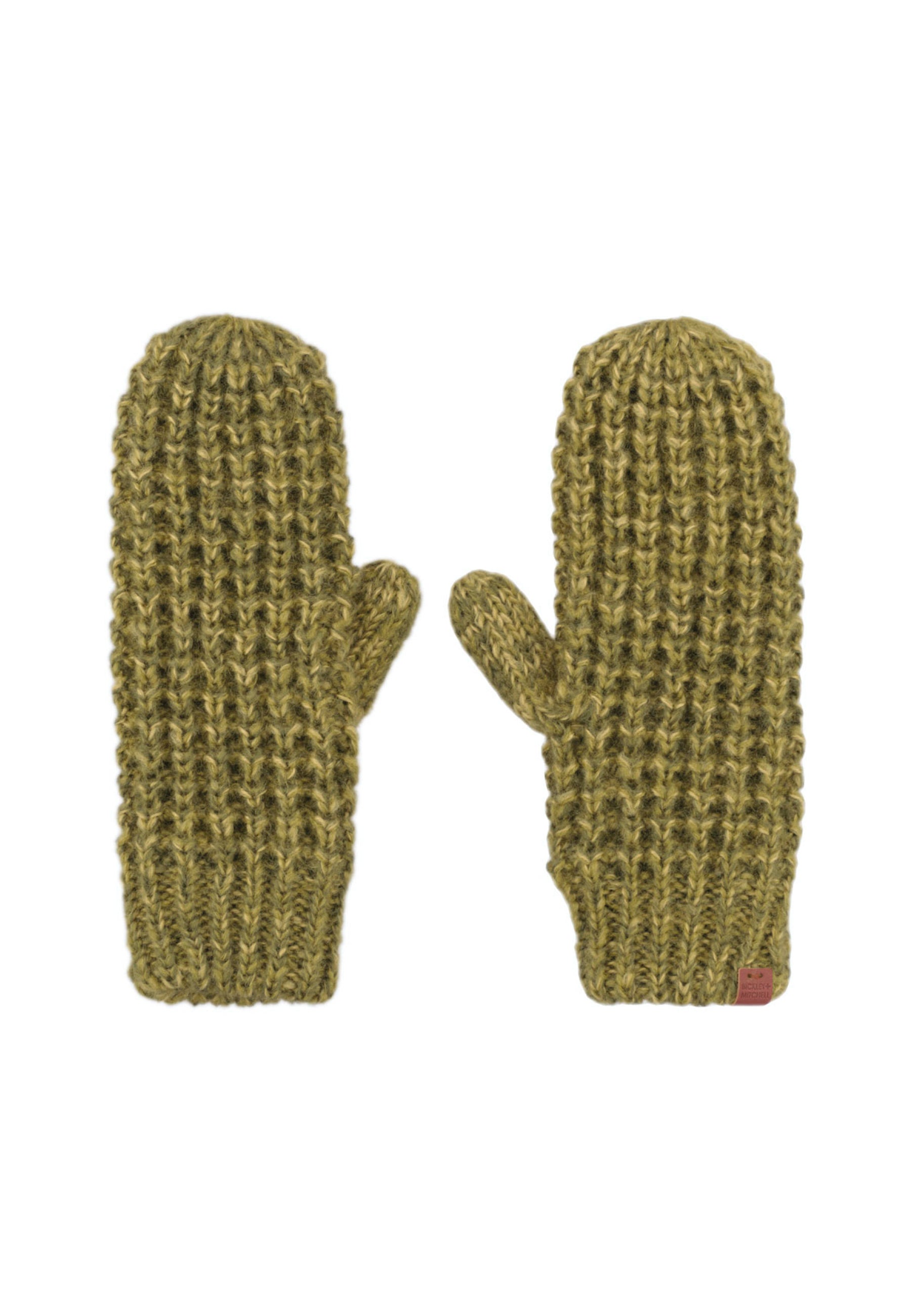 Chunky Waffle Knit Fleece Lined Mittens