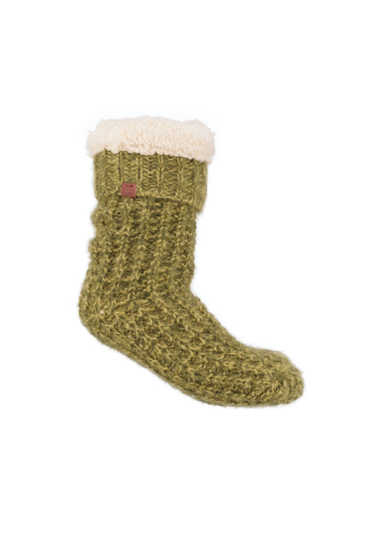 Chunky Waffle Slipper Socks