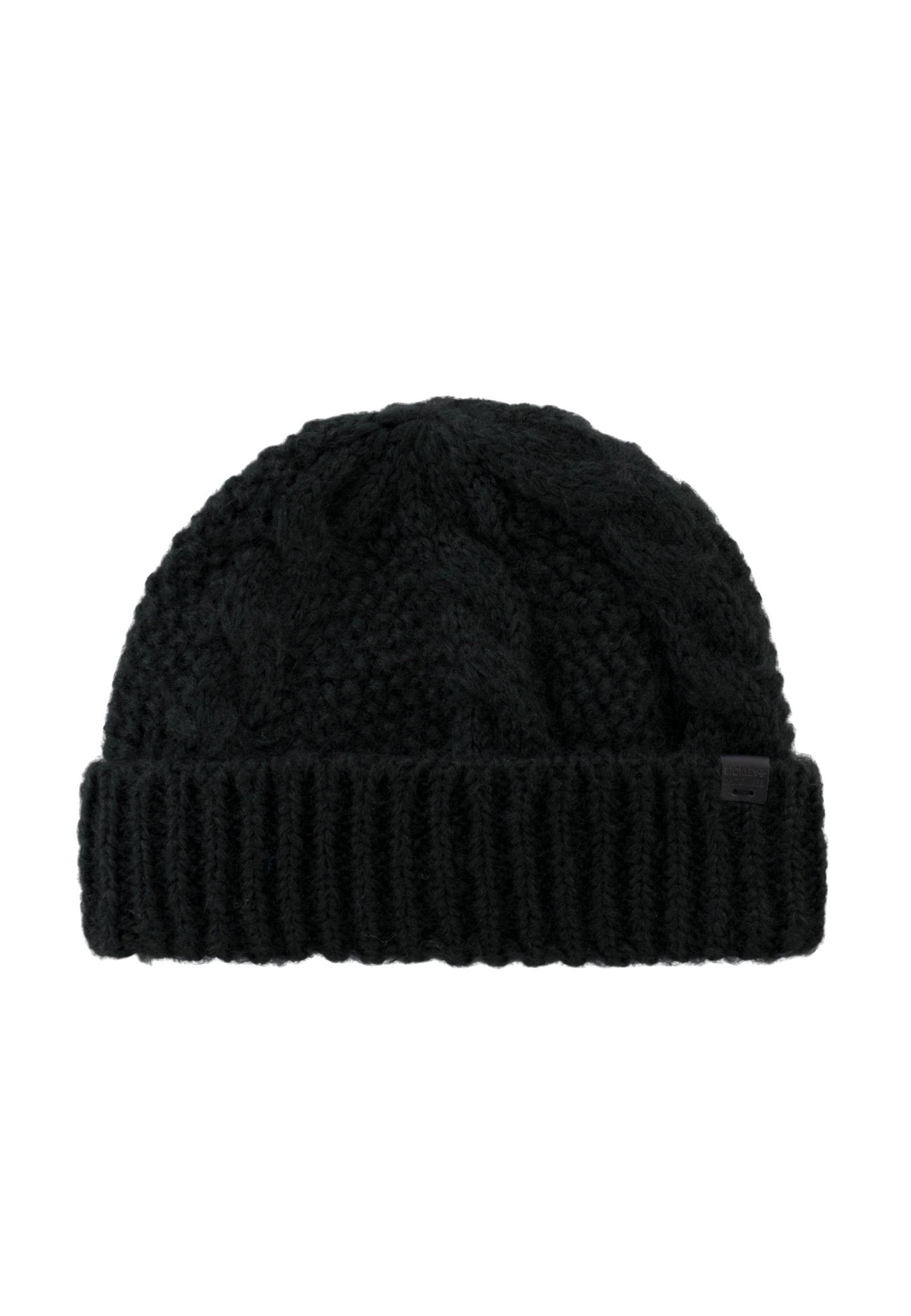 Short Soft Cable Fleece Lined Beanie