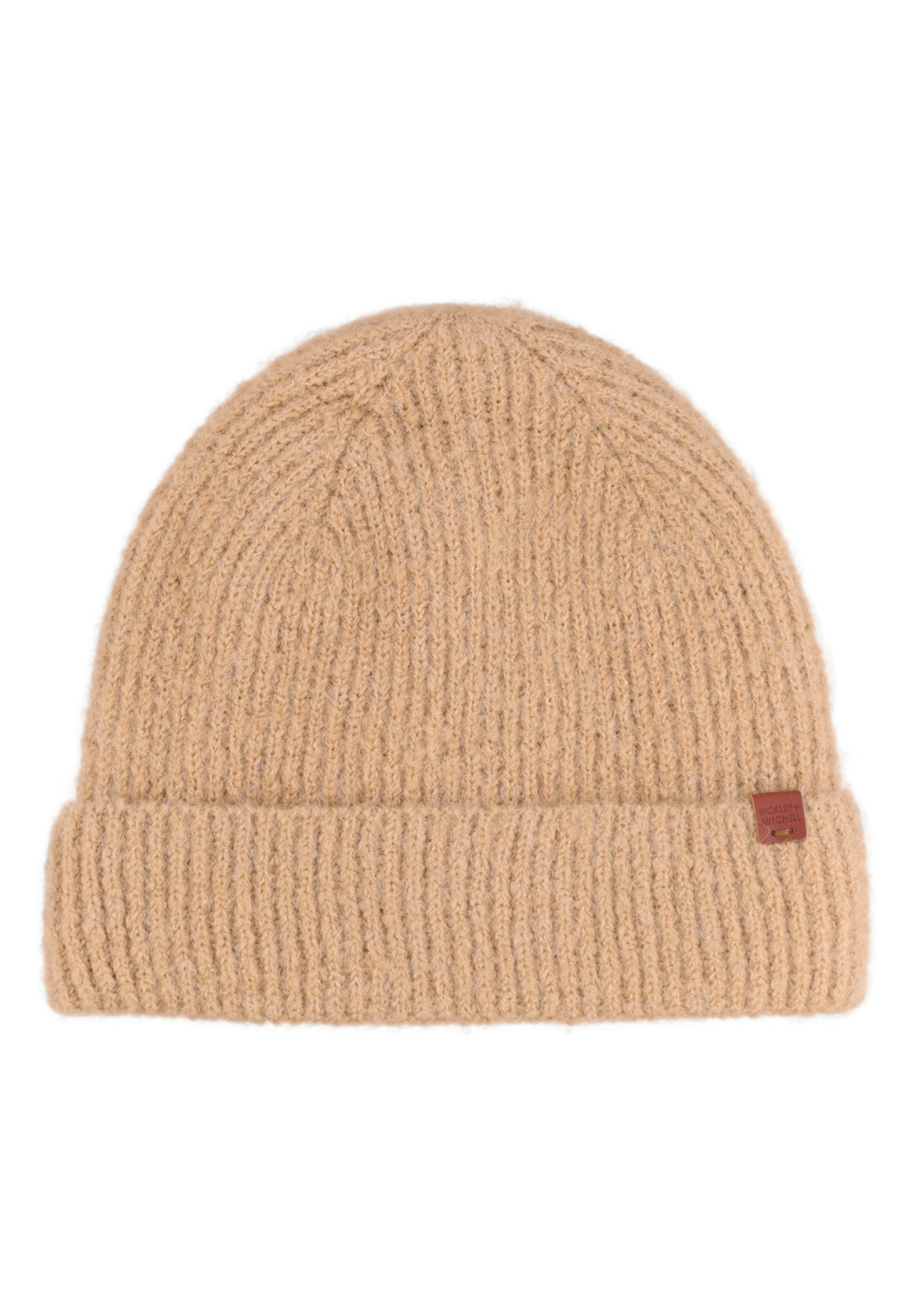 Soft Rib Knit Lined Beanie