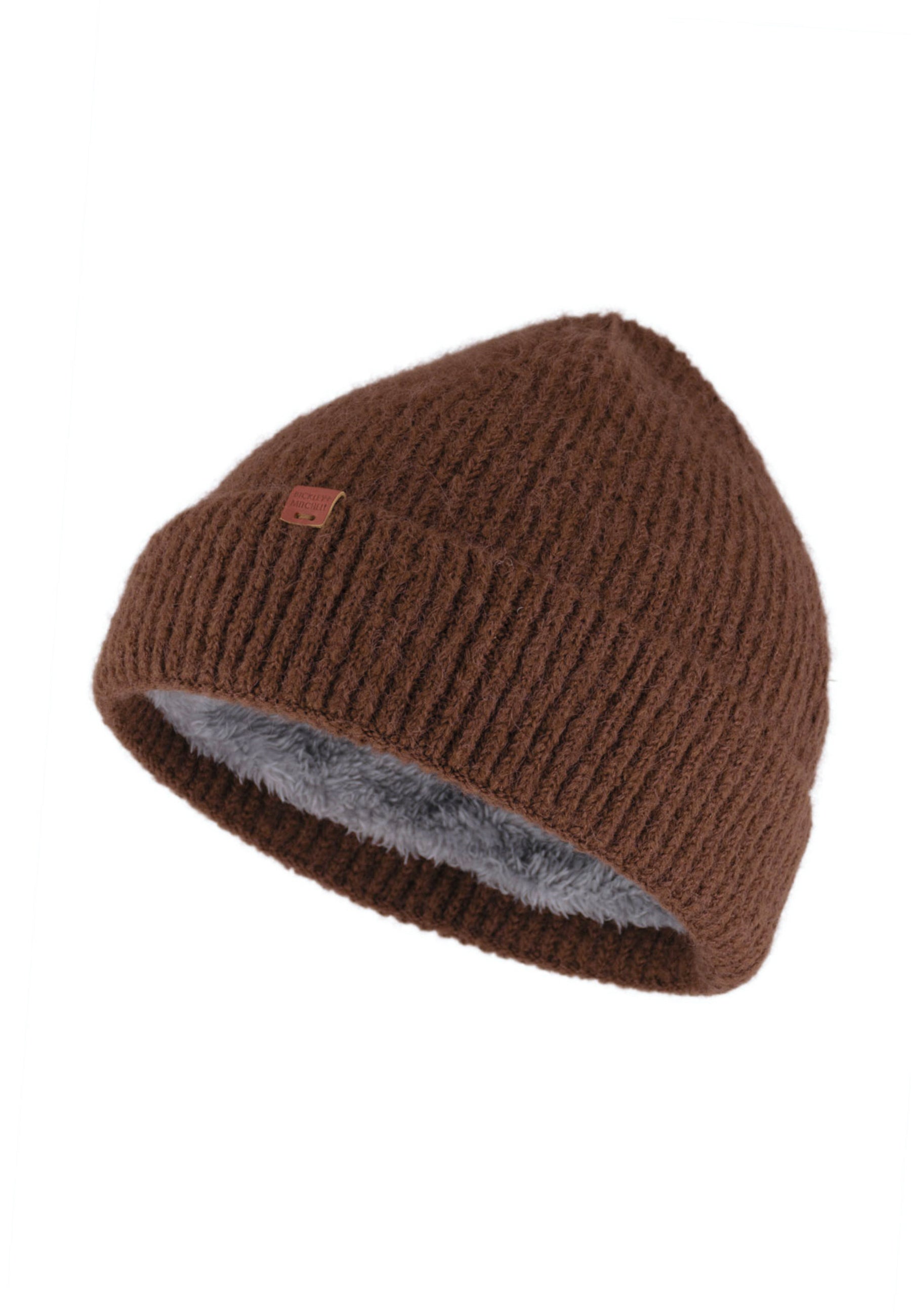 Soft Rib Knit Lined Beanie