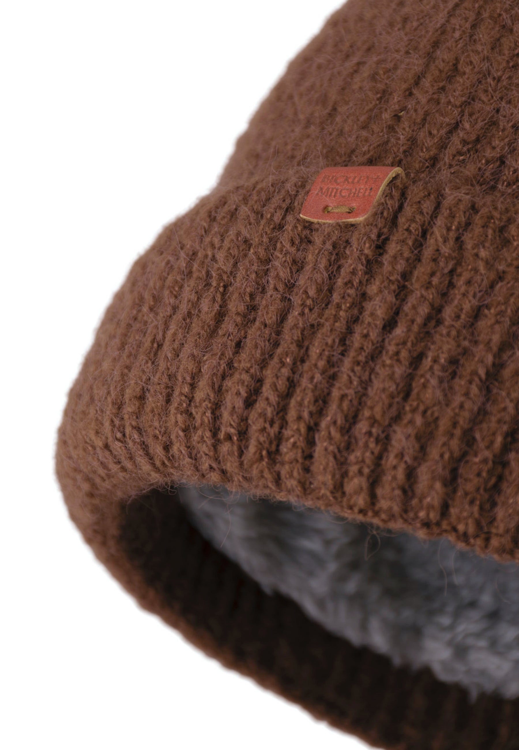 Soft Rib Knit Lined Beanie