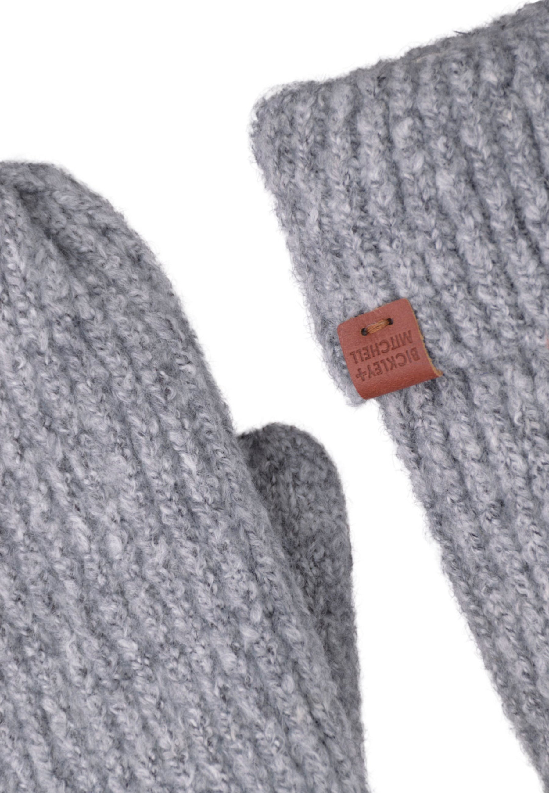 Soft Rib Knit Lined Mittens