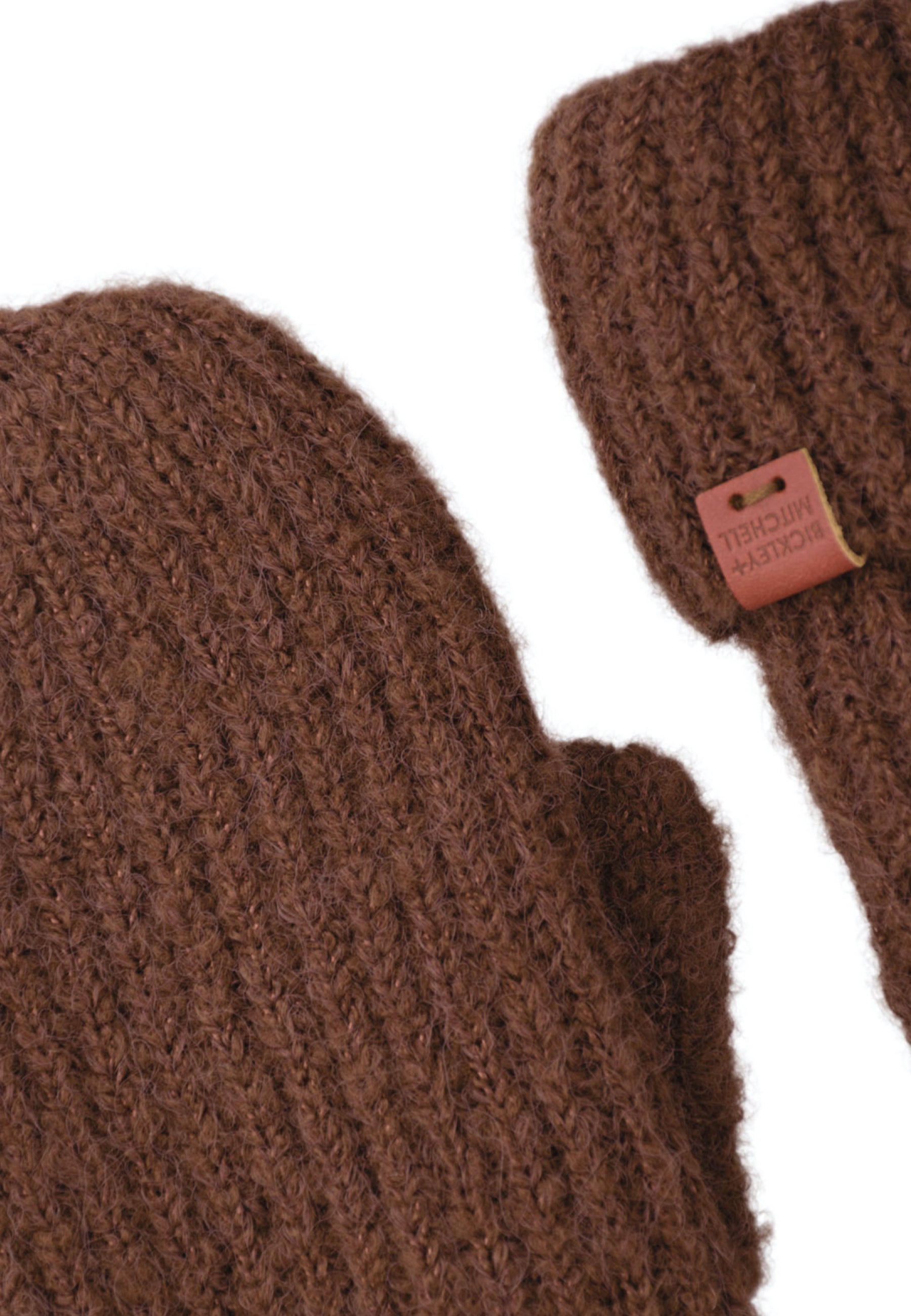 Soft Rib Knit Lined Mittens