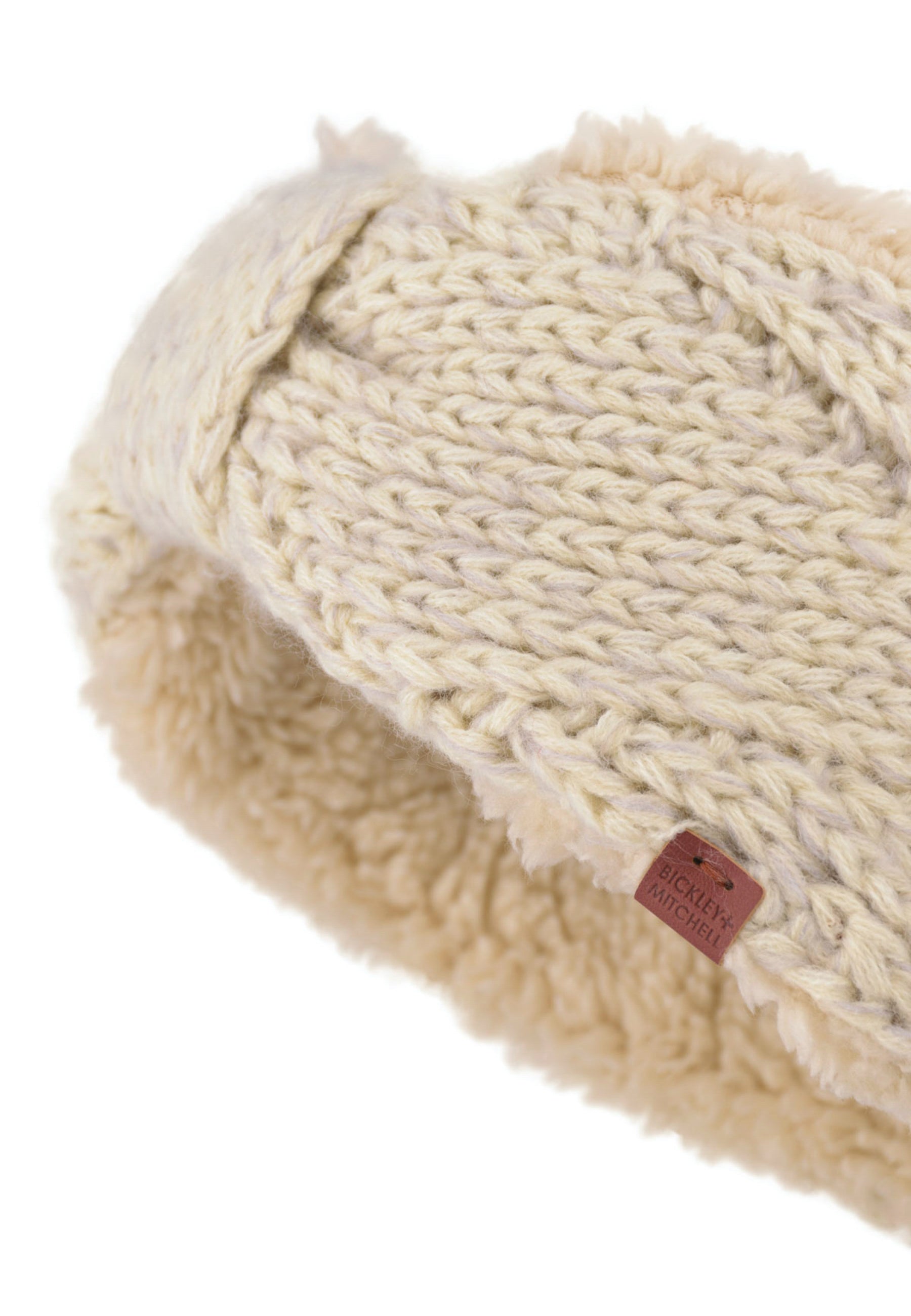 Cozy Knit Teddy Lined Headband