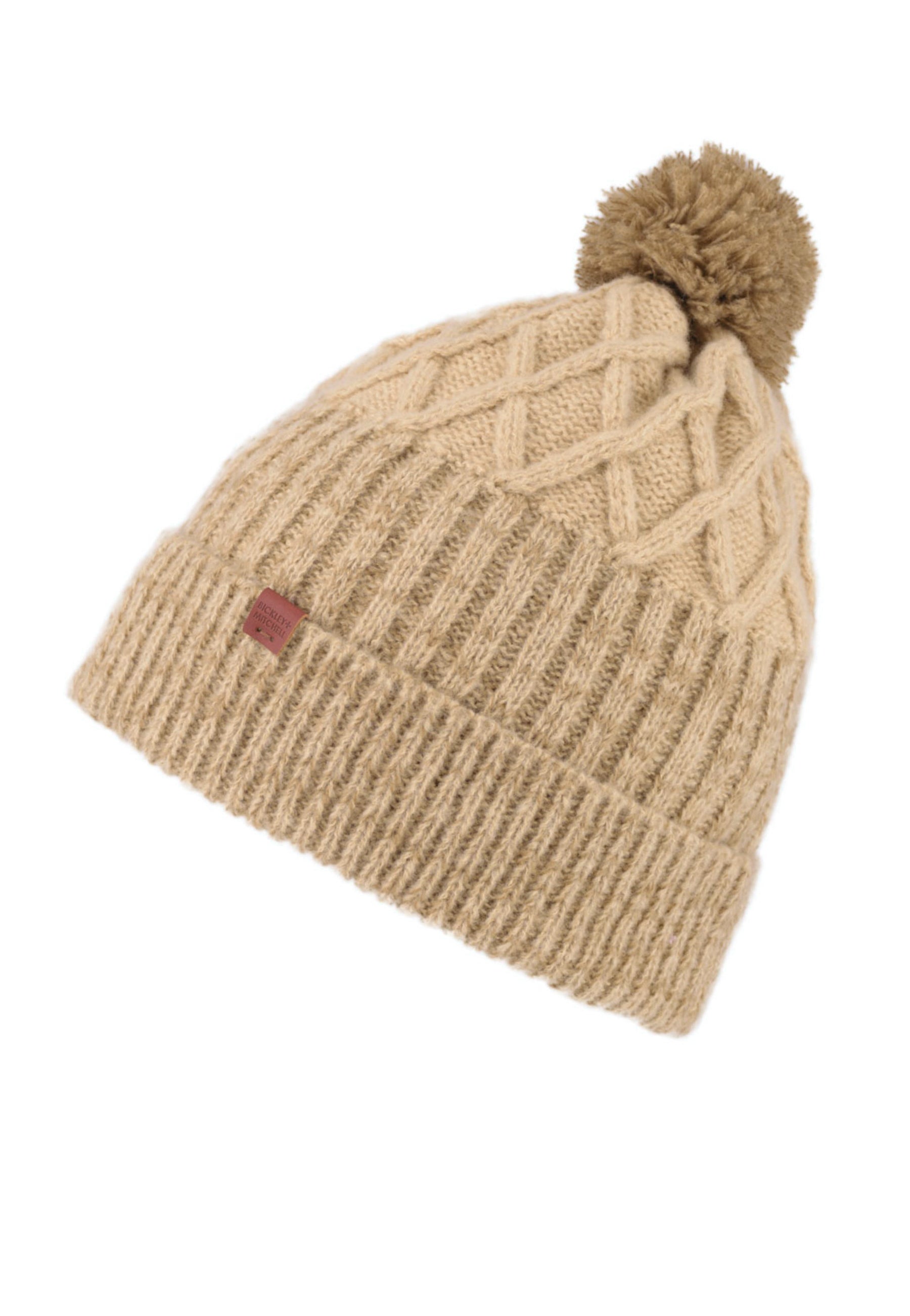 Mix Pattern Beanie with Fleece Lining