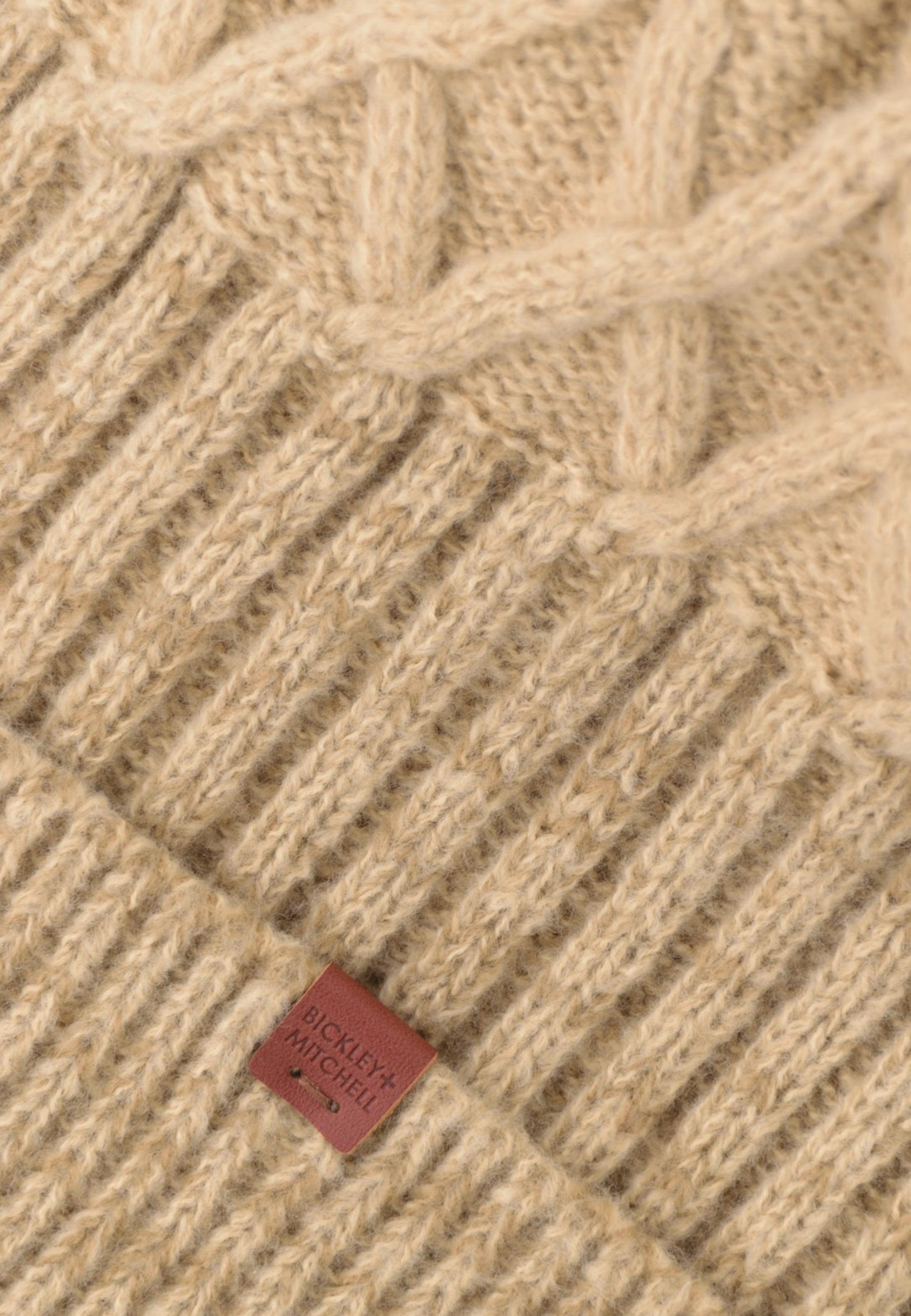 Mix Pattern Beanie with Fleece Lining