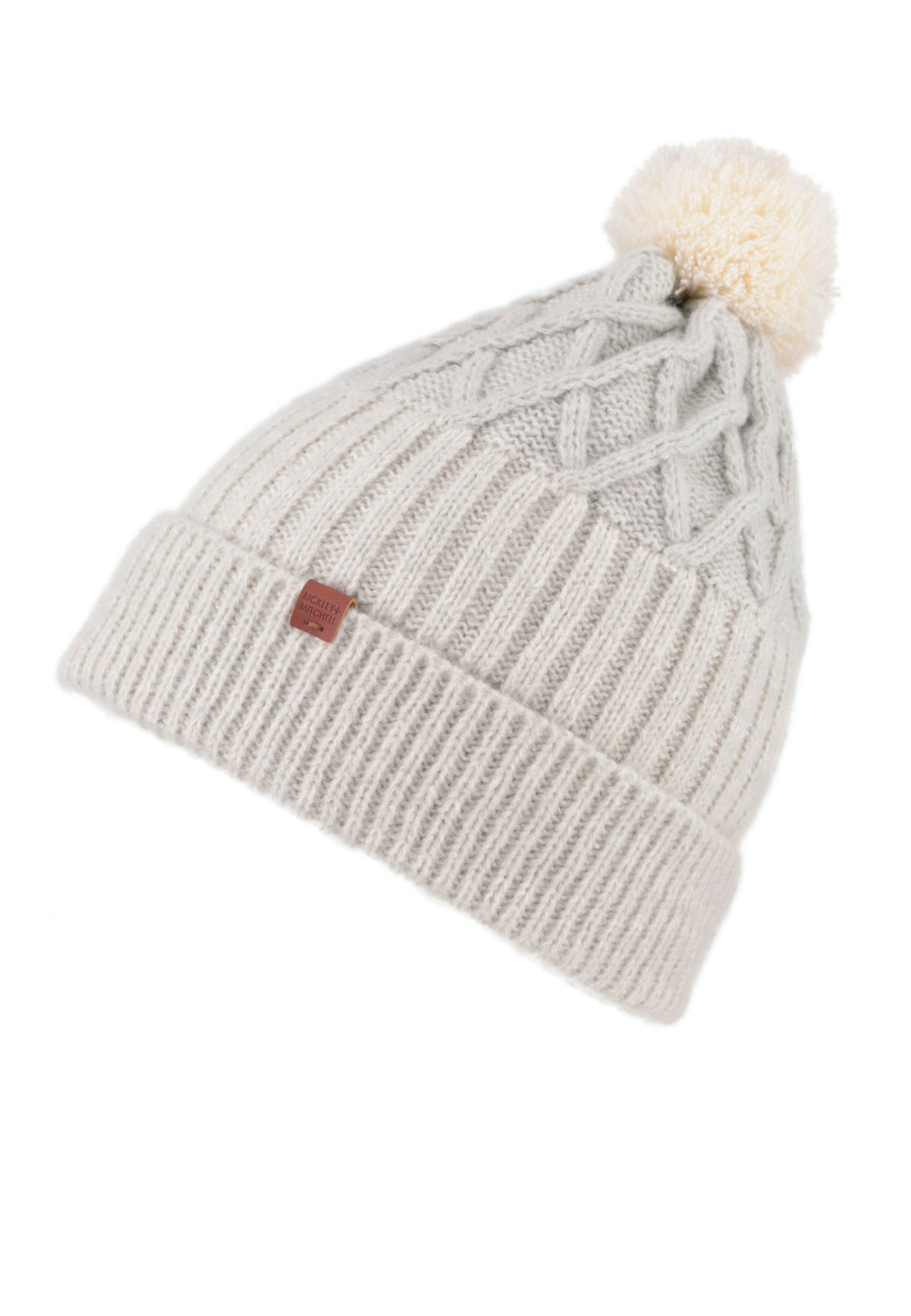 Mix Pattern Beanie with Fleece Lining