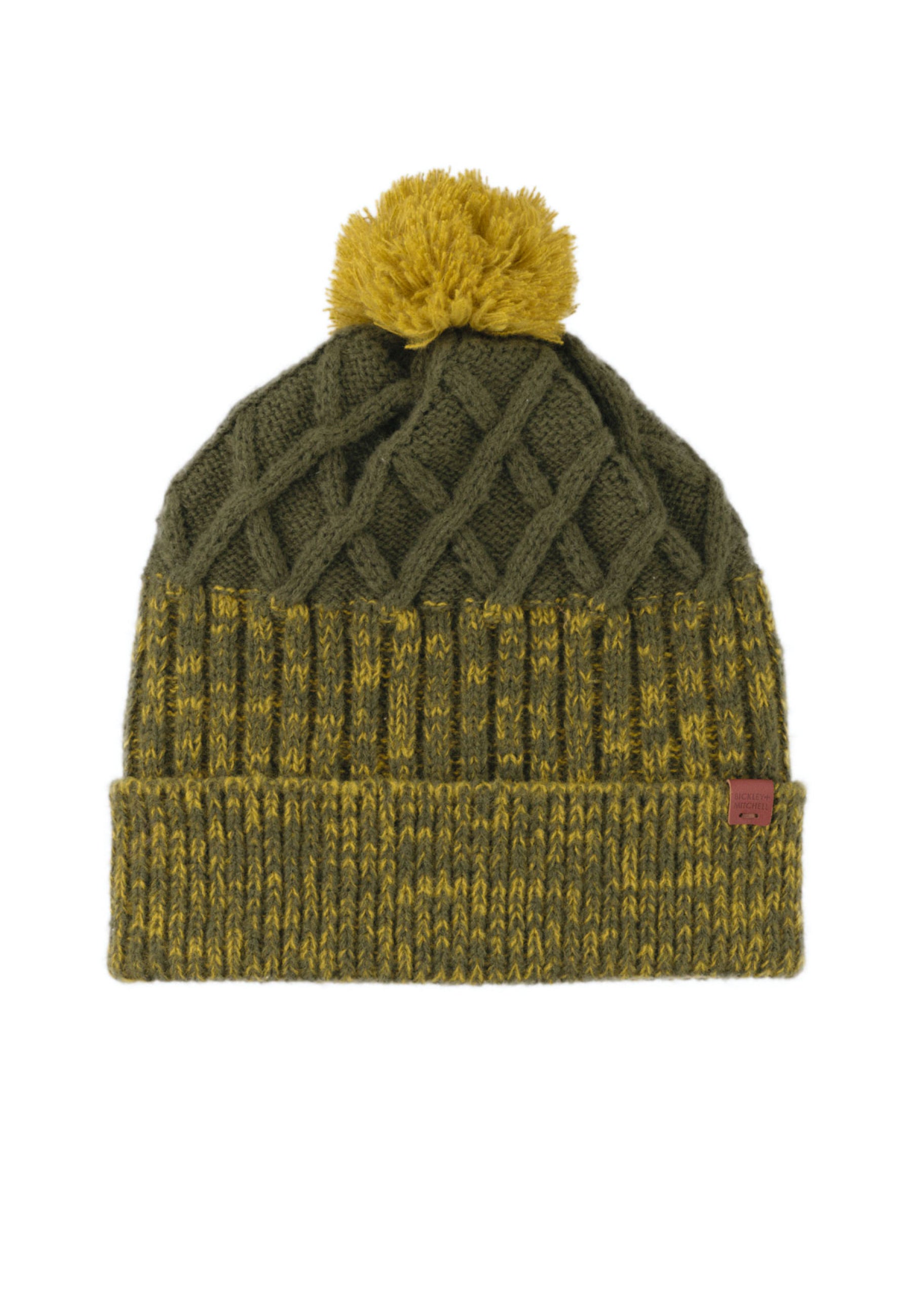 Mix Pattern Beanie with Fleece Lining