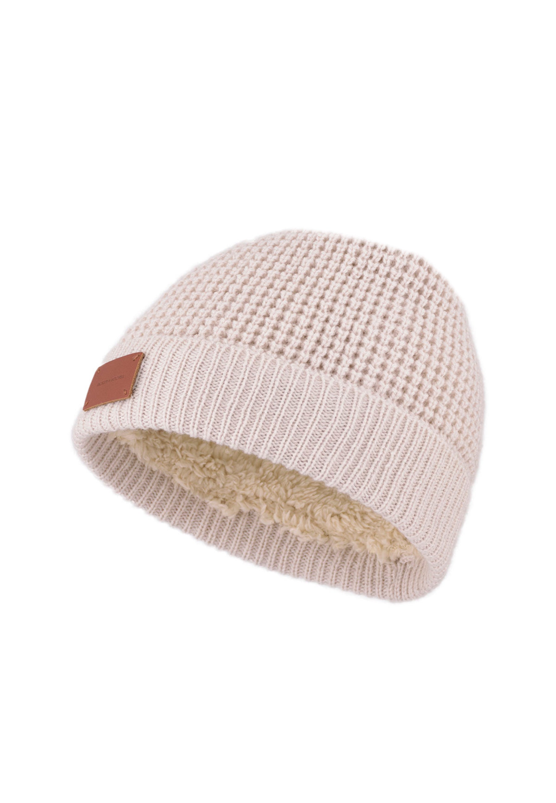 Wool Blend Teddy Beanie