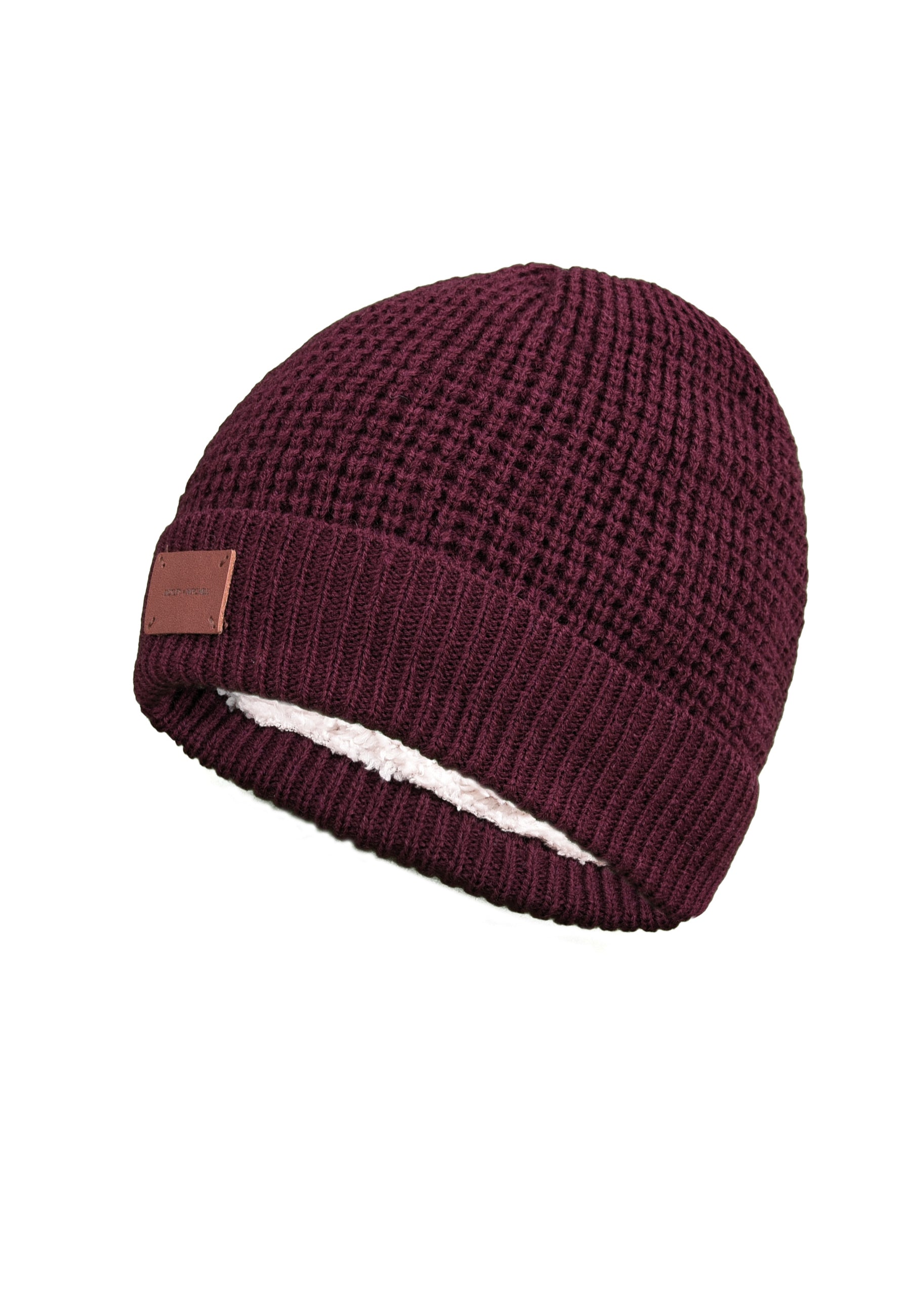 Wool Blend Teddy Beanie