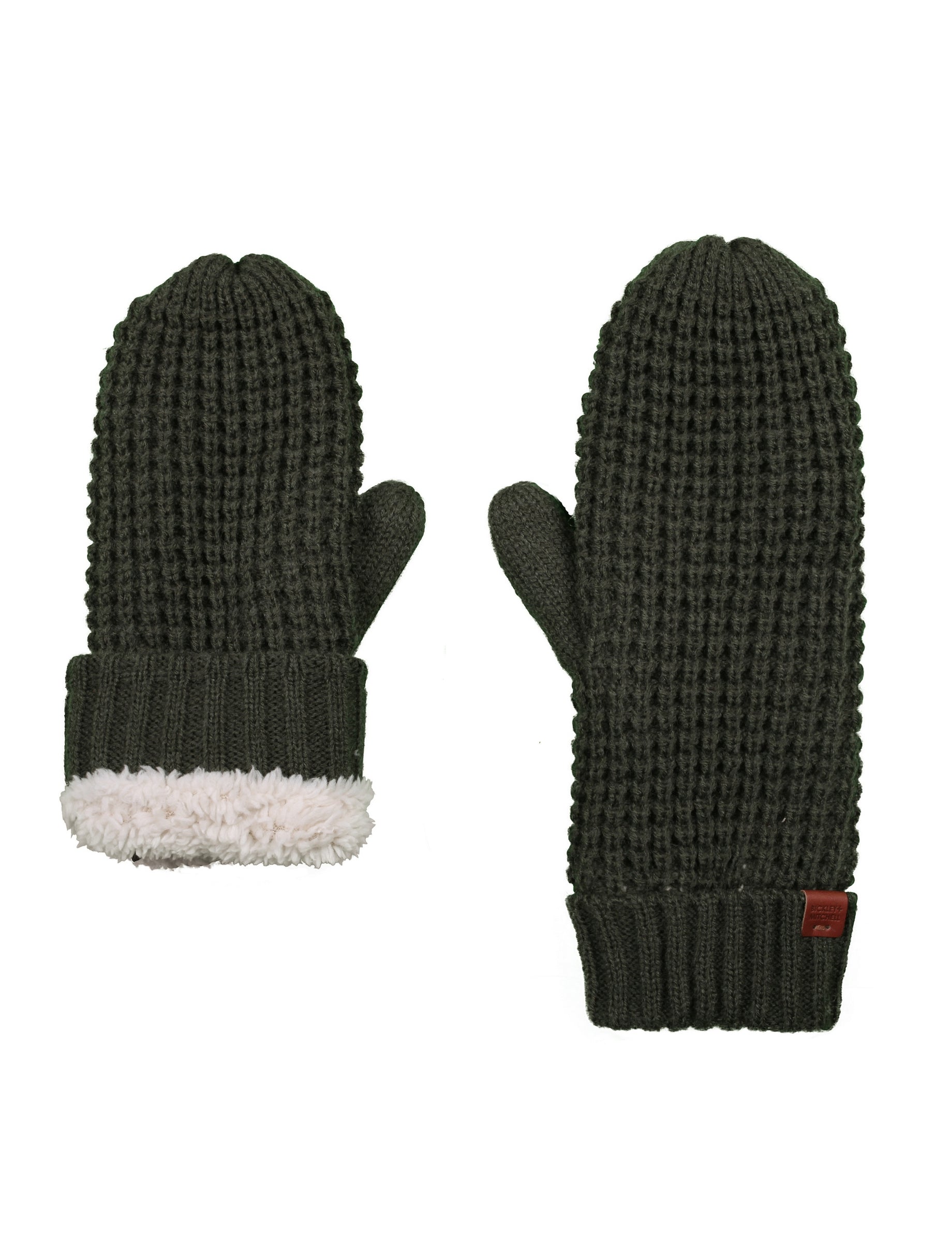 Wool Blend Teddy Mittens