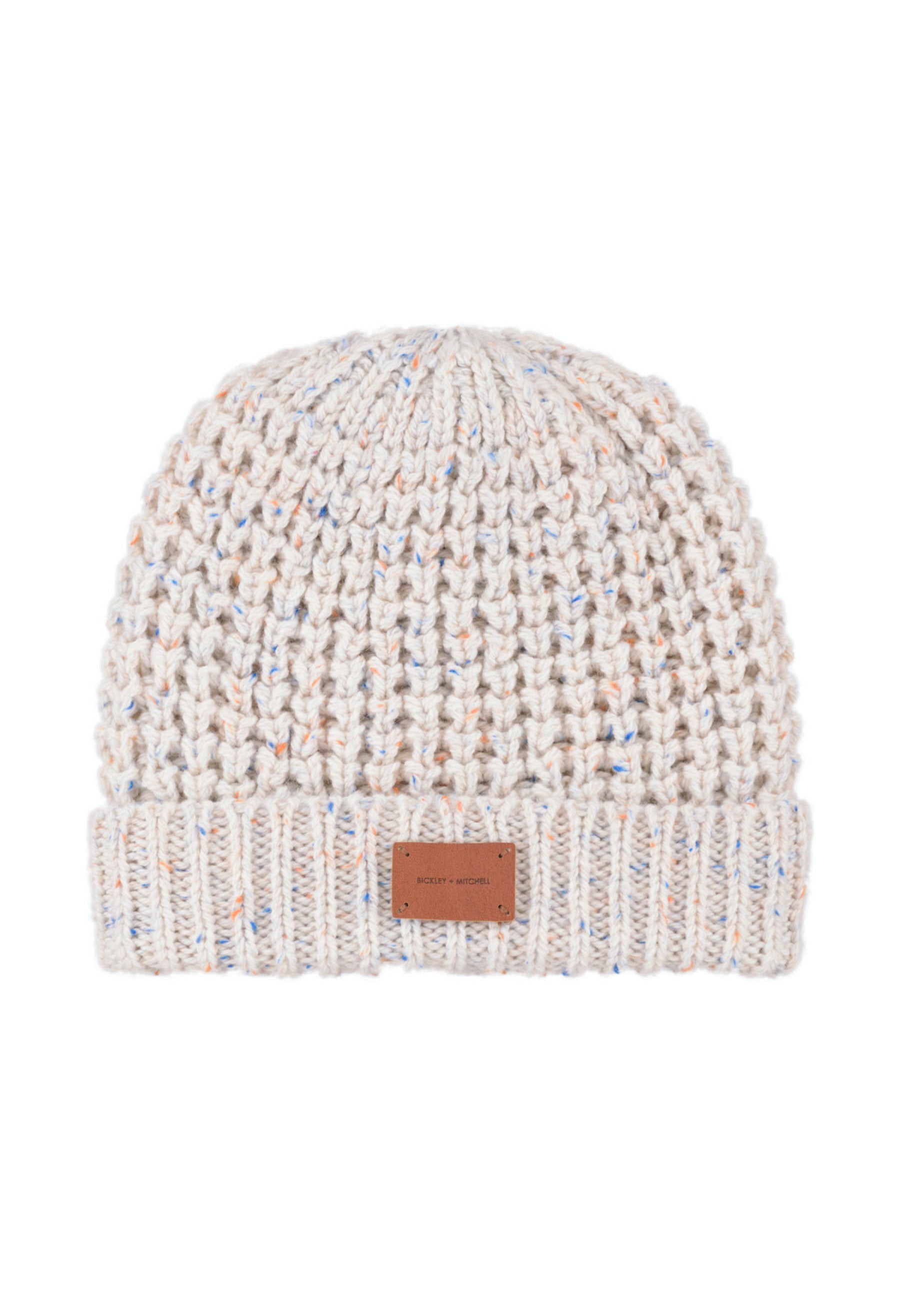 Wool Fleck Beanie with Teddy Lining
