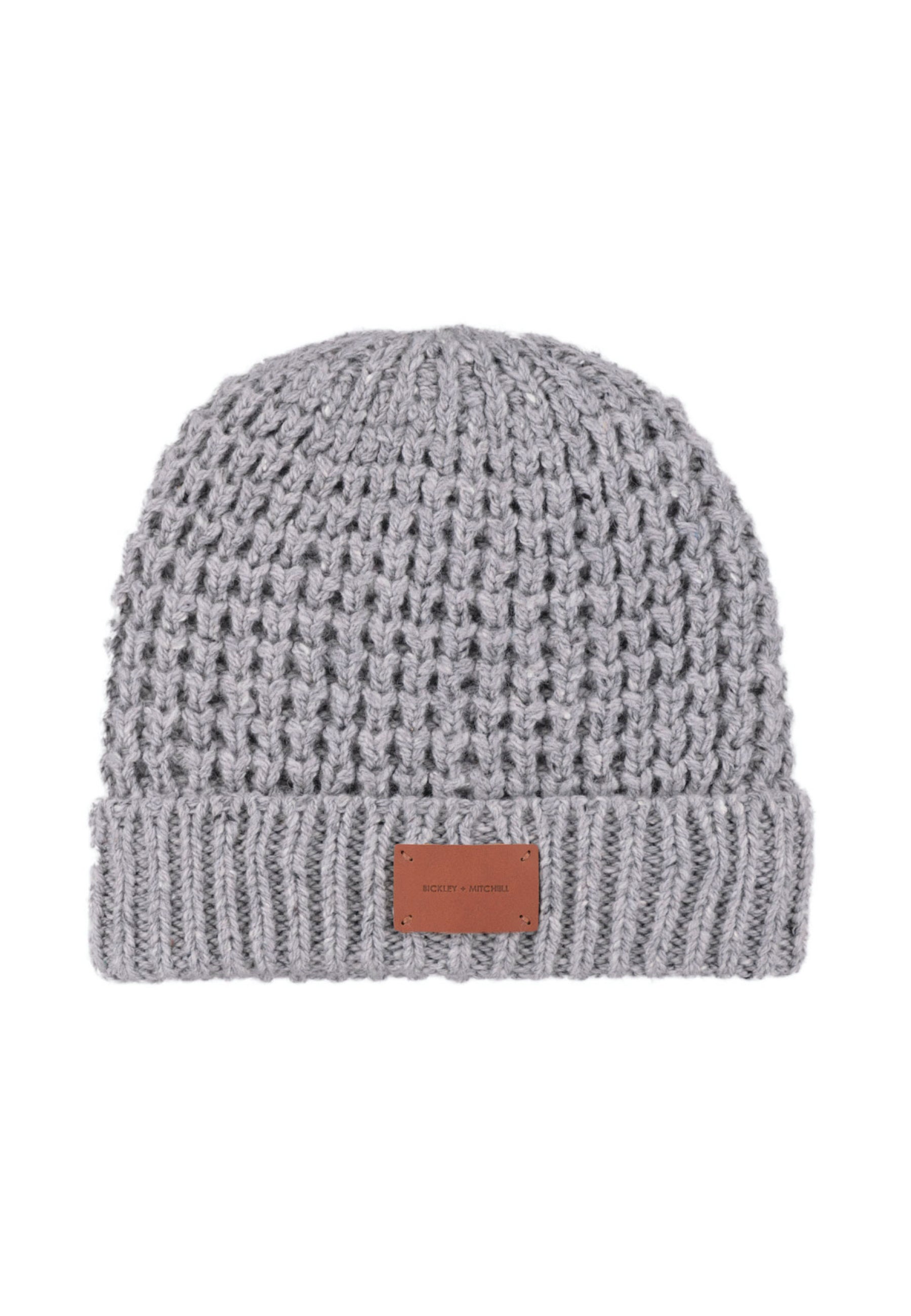 Wool Fleck Beanie with Teddy Lining