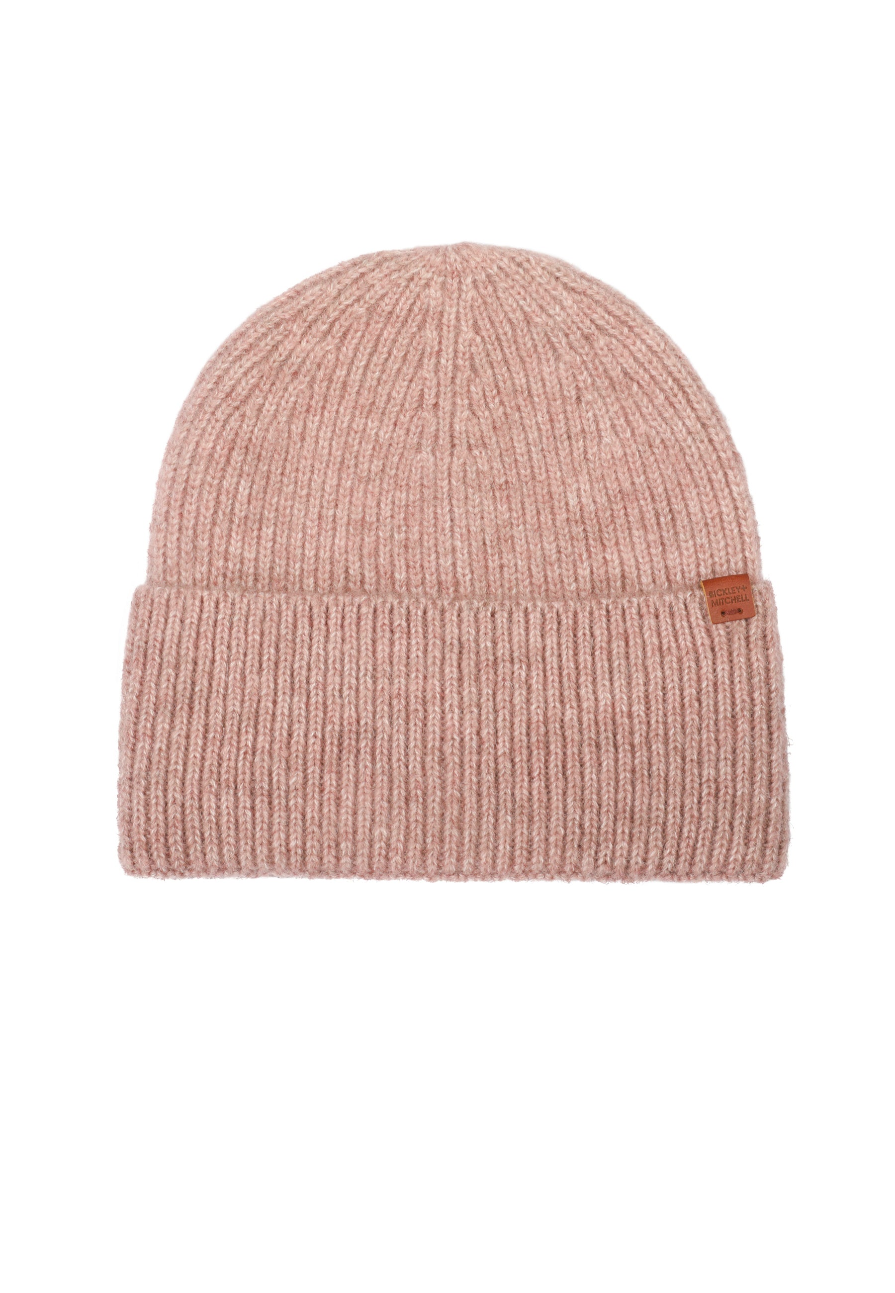 Wool Blend Beanie with Hight Cuff